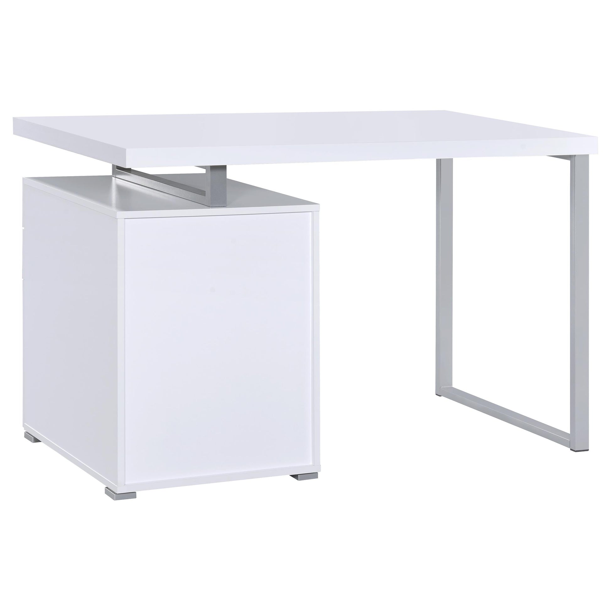  Coaster Furniture Brennan 800325 47-inch 3-Drawer Office Computer Desk - White IMAGE 6