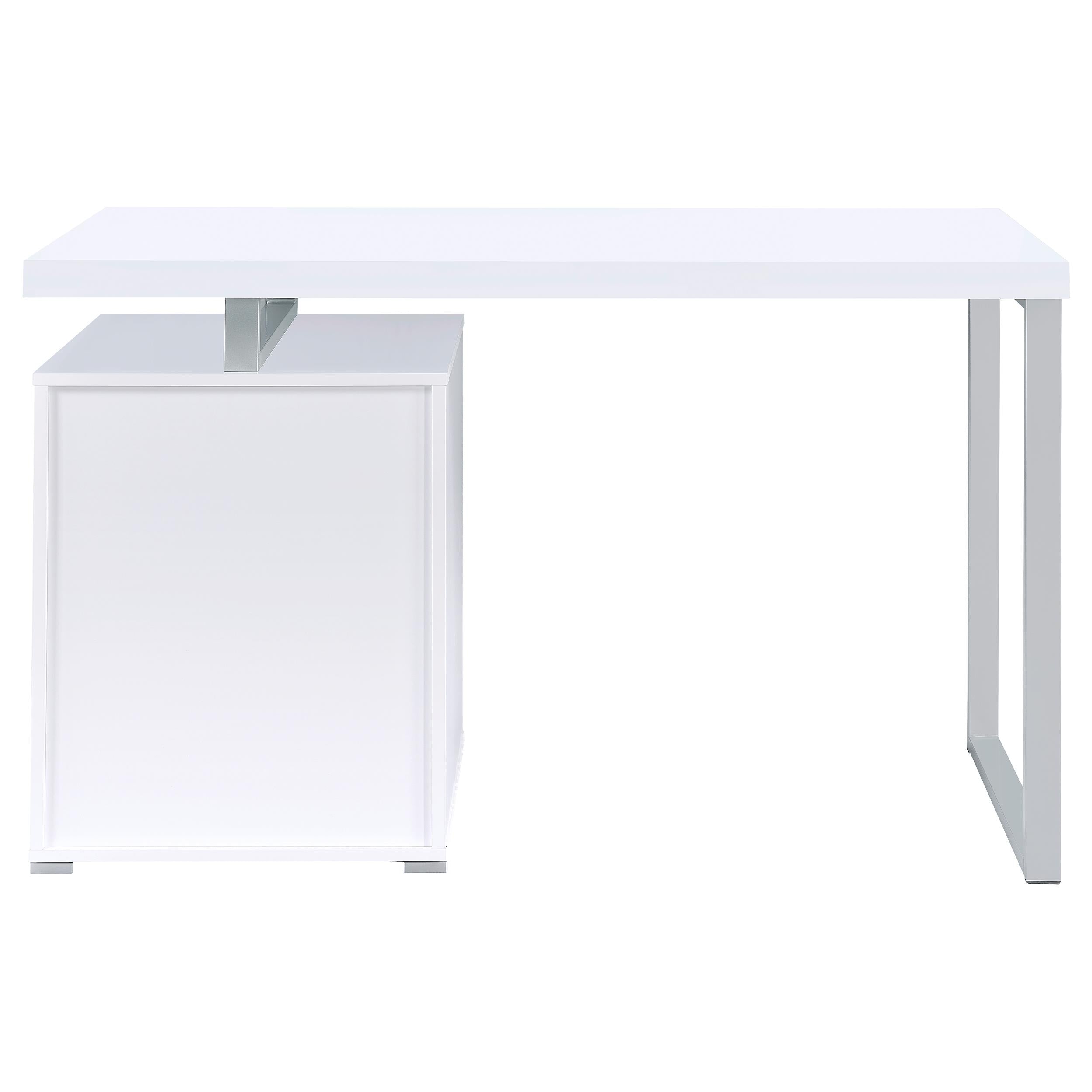  Coaster Furniture Brennan 800325 47-inch 3-Drawer Office Computer Desk - White IMAGE 7