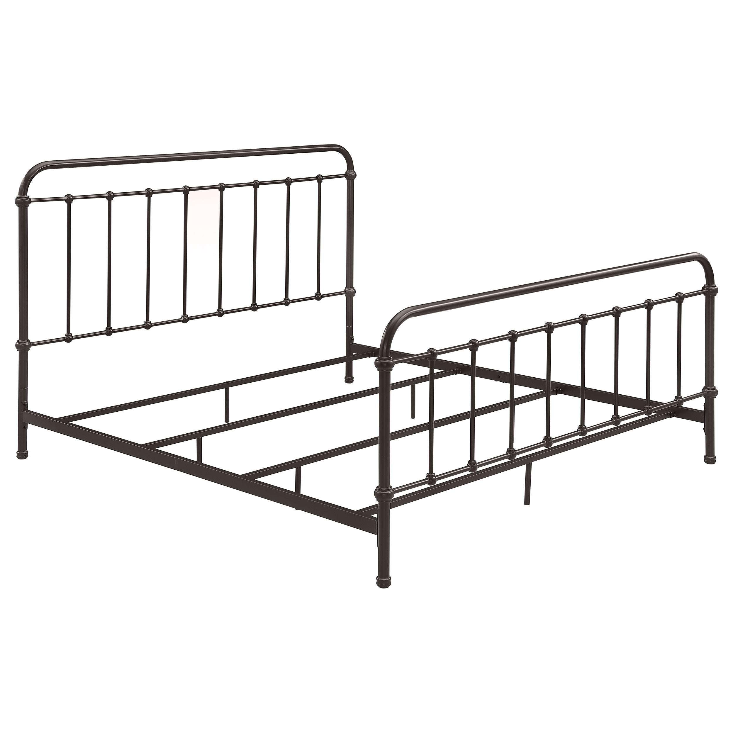  Size_King  -- Coaster Furniture Livingston Metal Bed IMAGE 1
