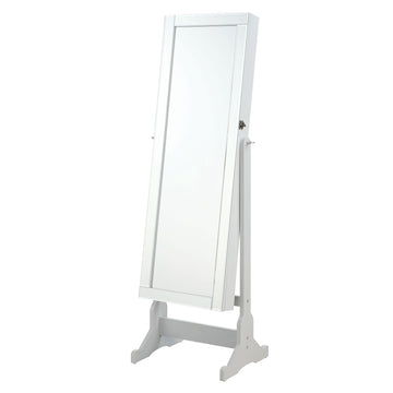 Coaster Furniture Yvonne 901866 Cheval Mirror with Jewelry Storage - Dove Grey IMAGE 1