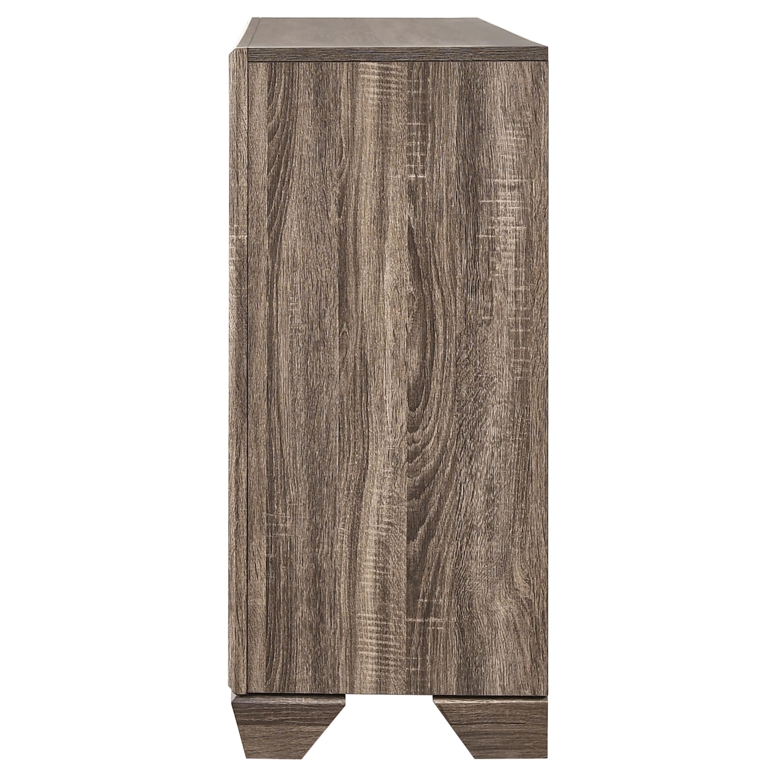  Coaster Furniture Kauffman 204193 6-Drawer Dresser - Washed Taupe IMAGE 4