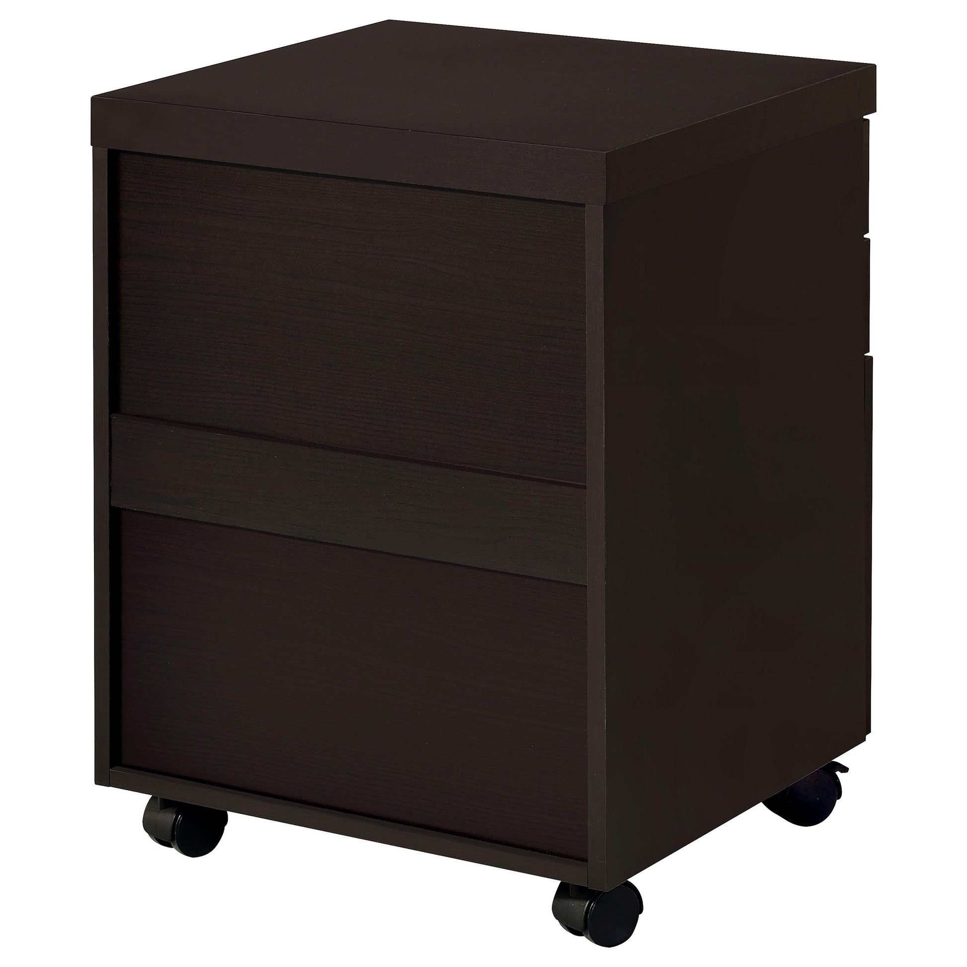  Coaster Furniture Skylar 800894 3-Drawer Home Office Mobile File Cabinet - Cappuccino IMAGE 8
