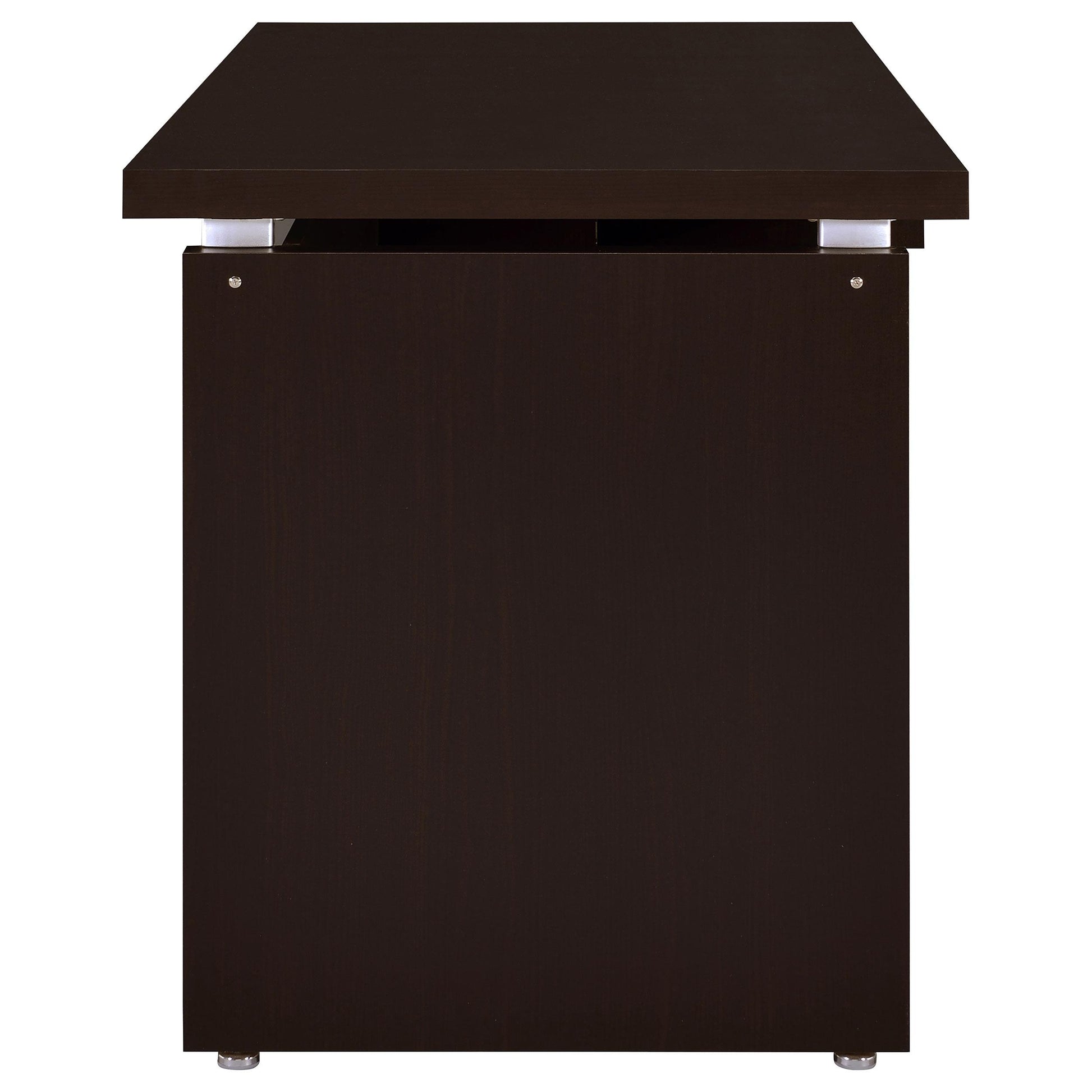  Coaster Furniture Skylar 800891 55-inch Computer Desk with Keyboard Drawer - Cappuccino IMAGE 5