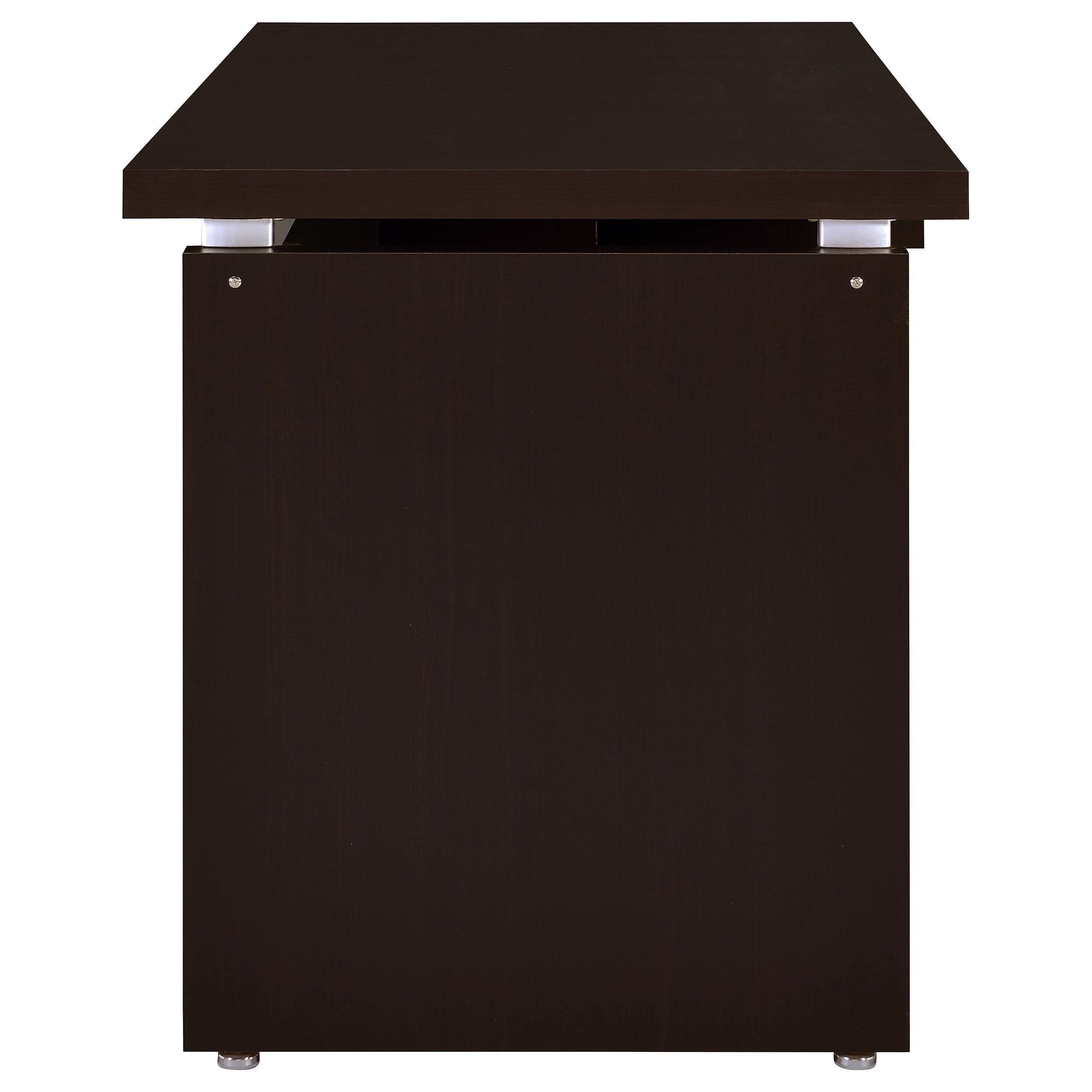  Coaster Furniture Skylar 800891 55-inch Computer Desk with Keyboard Drawer - Cappuccino IMAGE 5