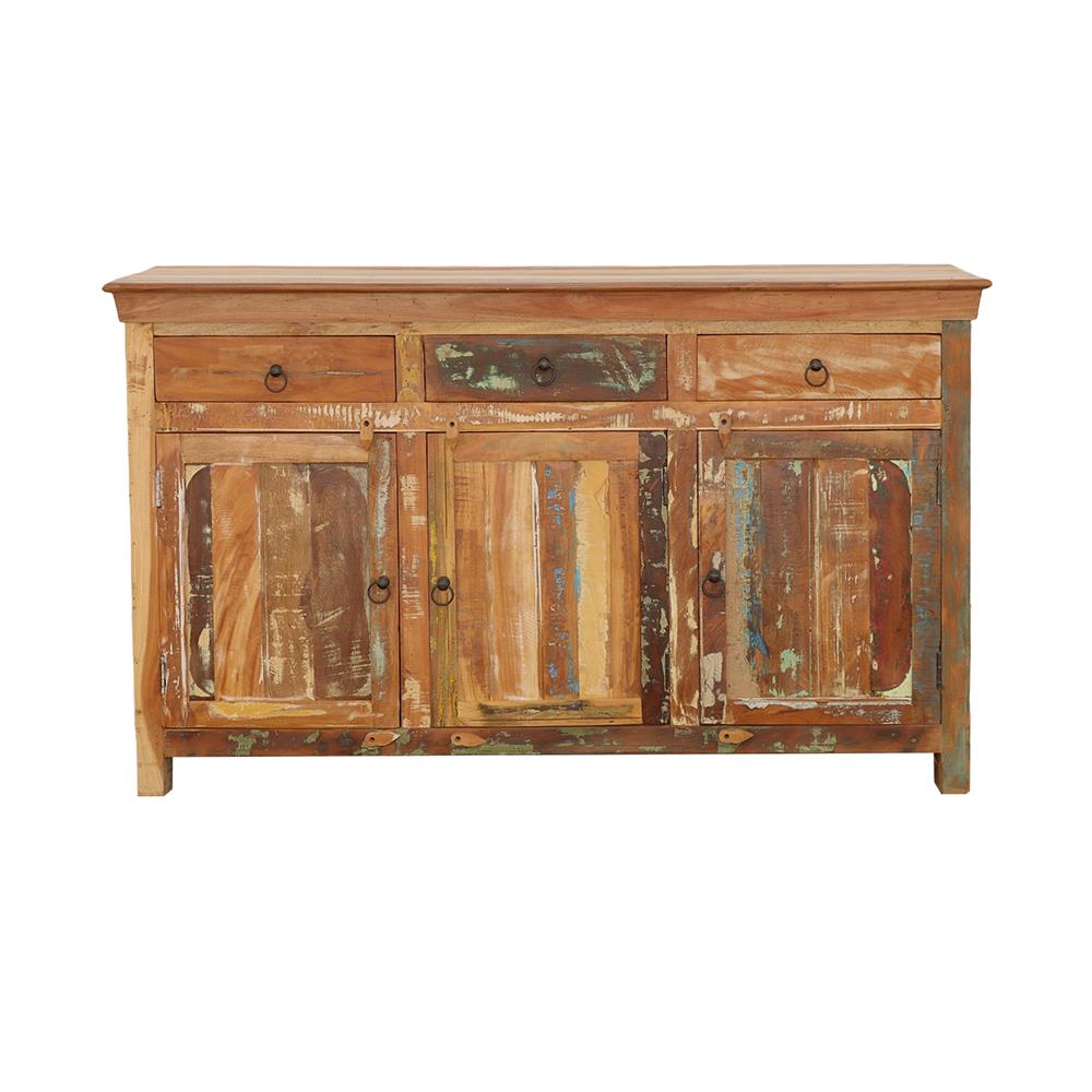  Coaster Furniture Harper 950367 3-door Solid Reclaimed Wood Accent Cabinet - Brown IMAGE 1
