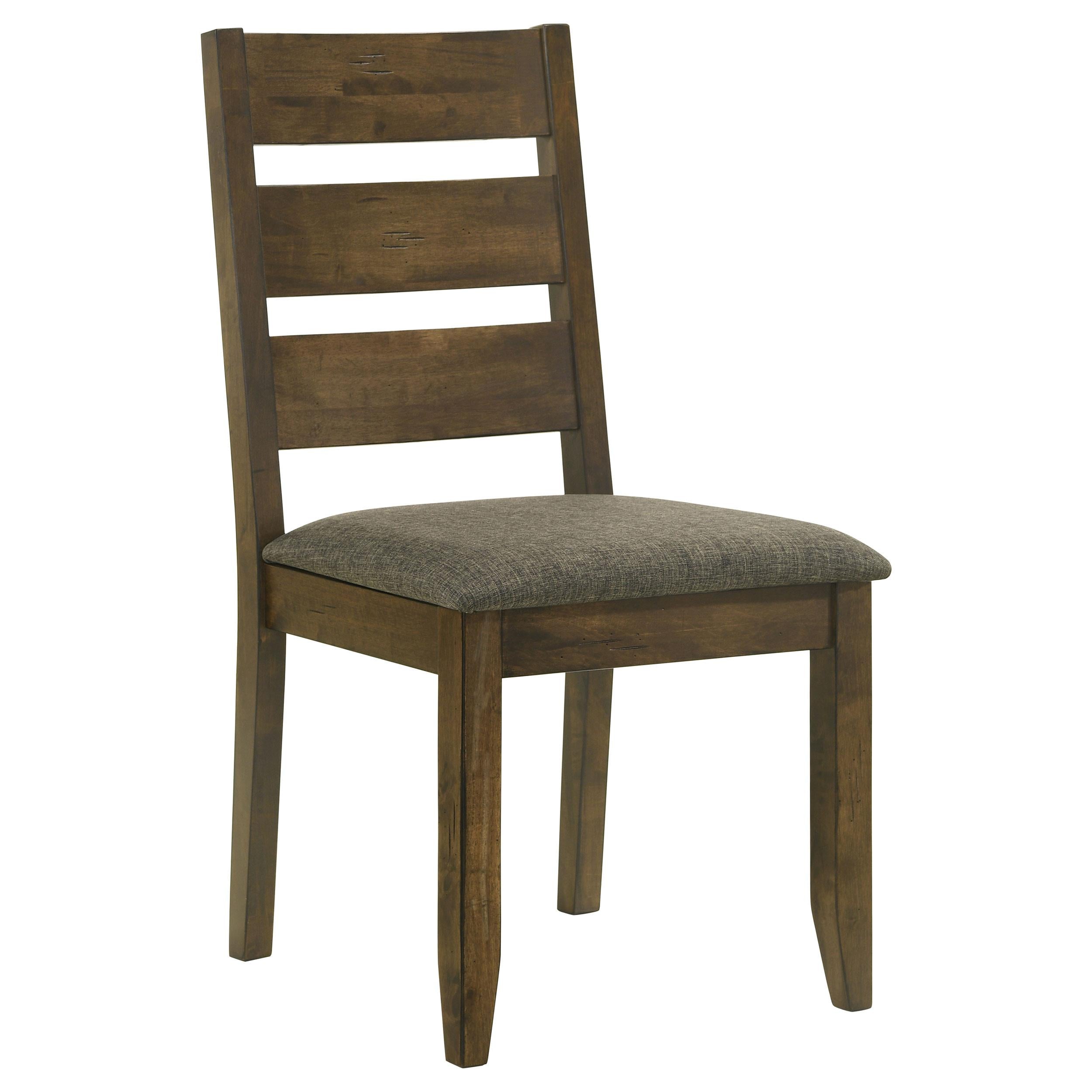 Coaster Furniture Alston 106382 Wood Dining Side Chair - Knotty Nutmeg (Set of 2) IMAGE 1