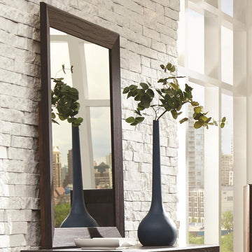  Coaster Furniture Kauffman 204394 Dresser Mirror - Dark Cocoa IMAGE 1