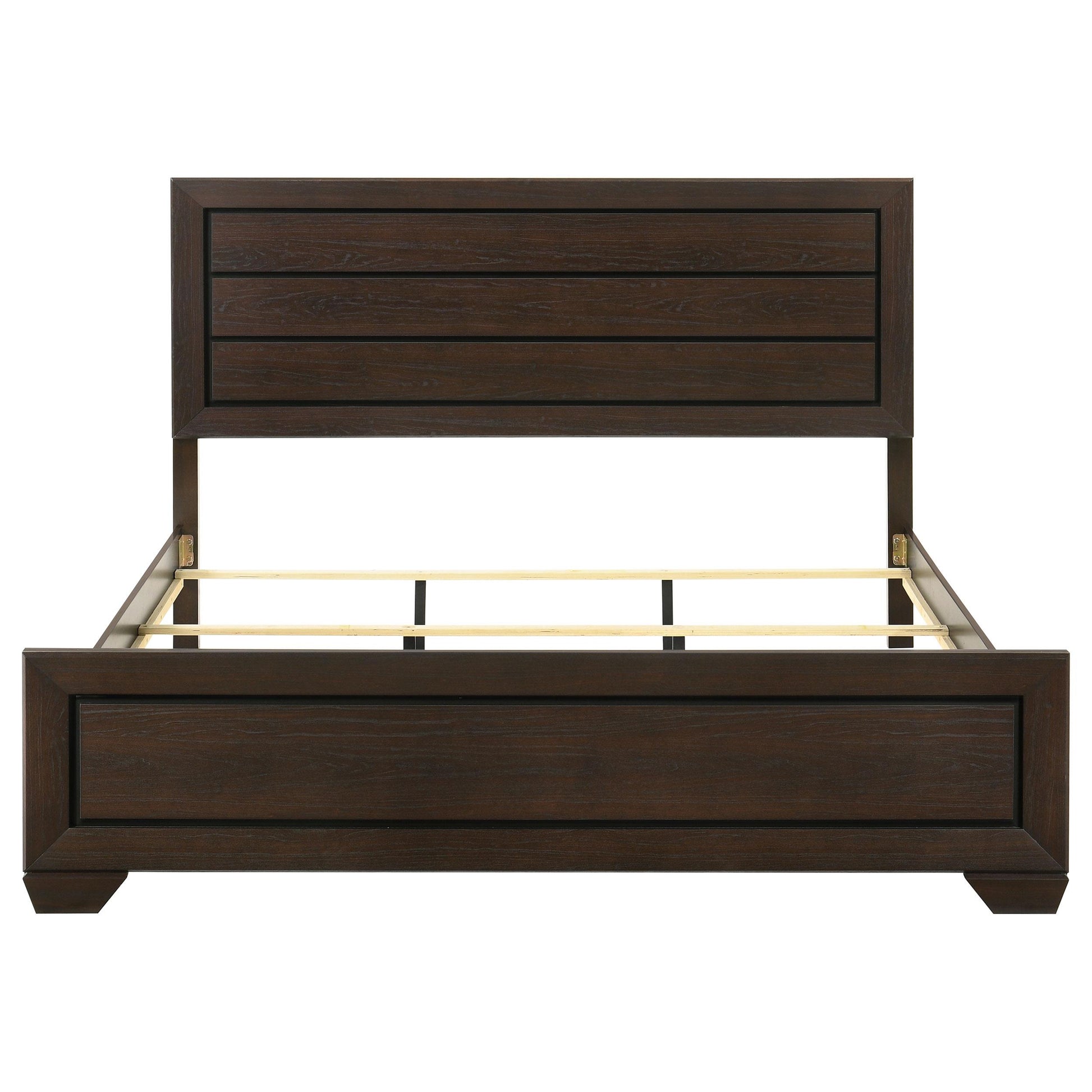  Size_King  -- Kauffman 204391KE Wood Eastern King Panel Bed - Dark Cocoa IMAGE 3