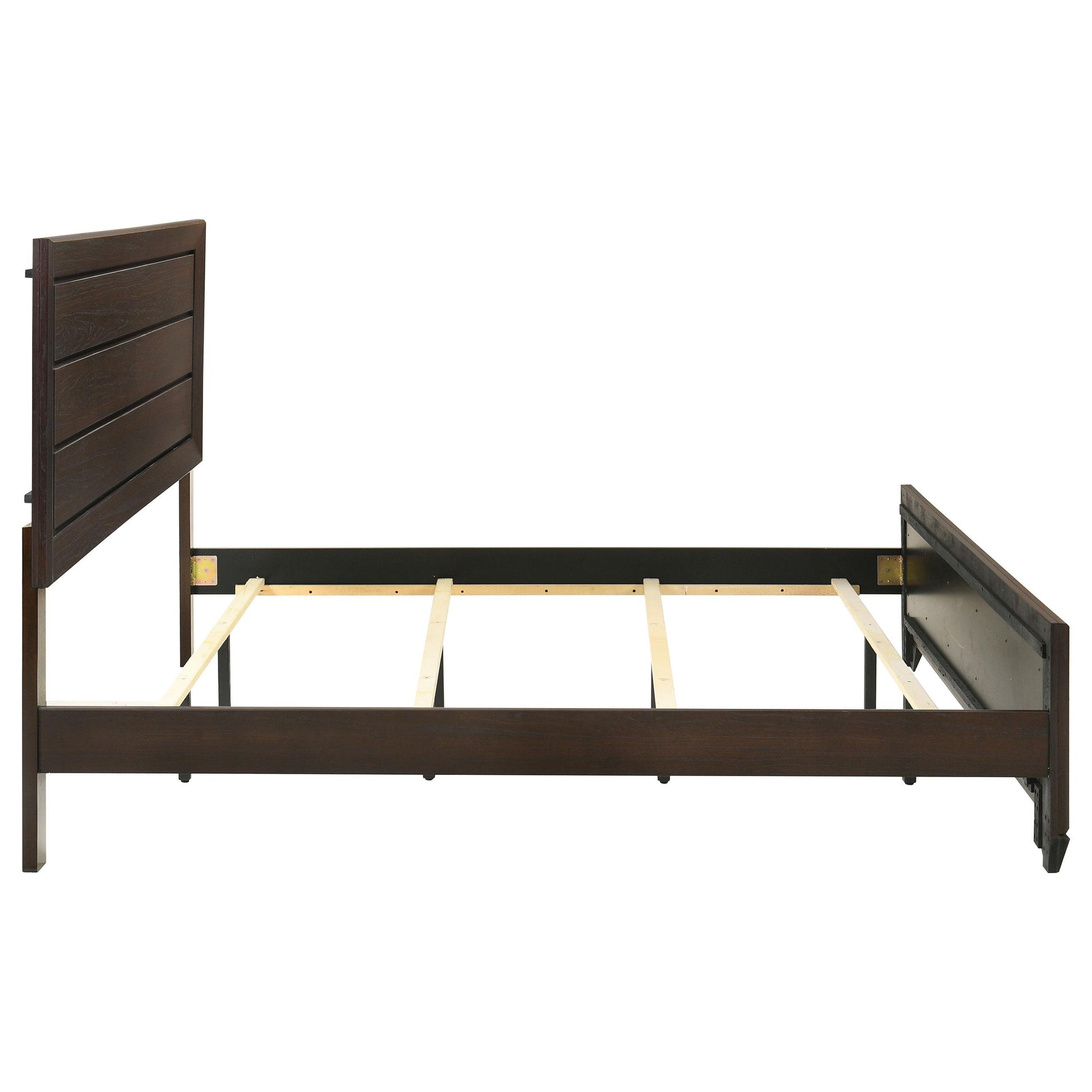  Size_King  -- Kauffman 204391KE Wood Eastern King Panel Bed - Dark Cocoa IMAGE 5