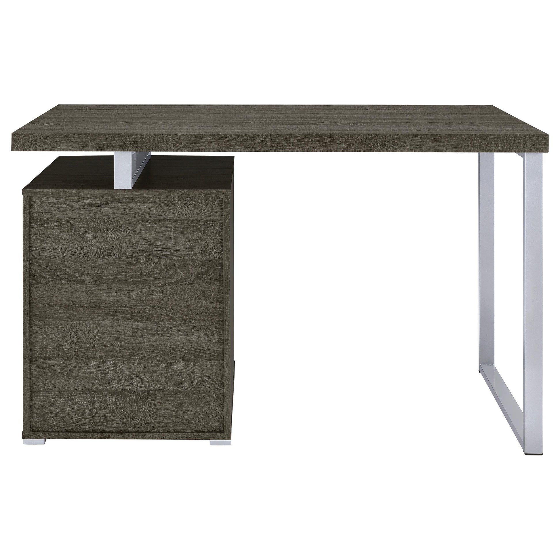  Coaster Furniture Brennan 800520 47-inch 3-Drawer Office Computer Desk - Weathered Grey IMAGE 8