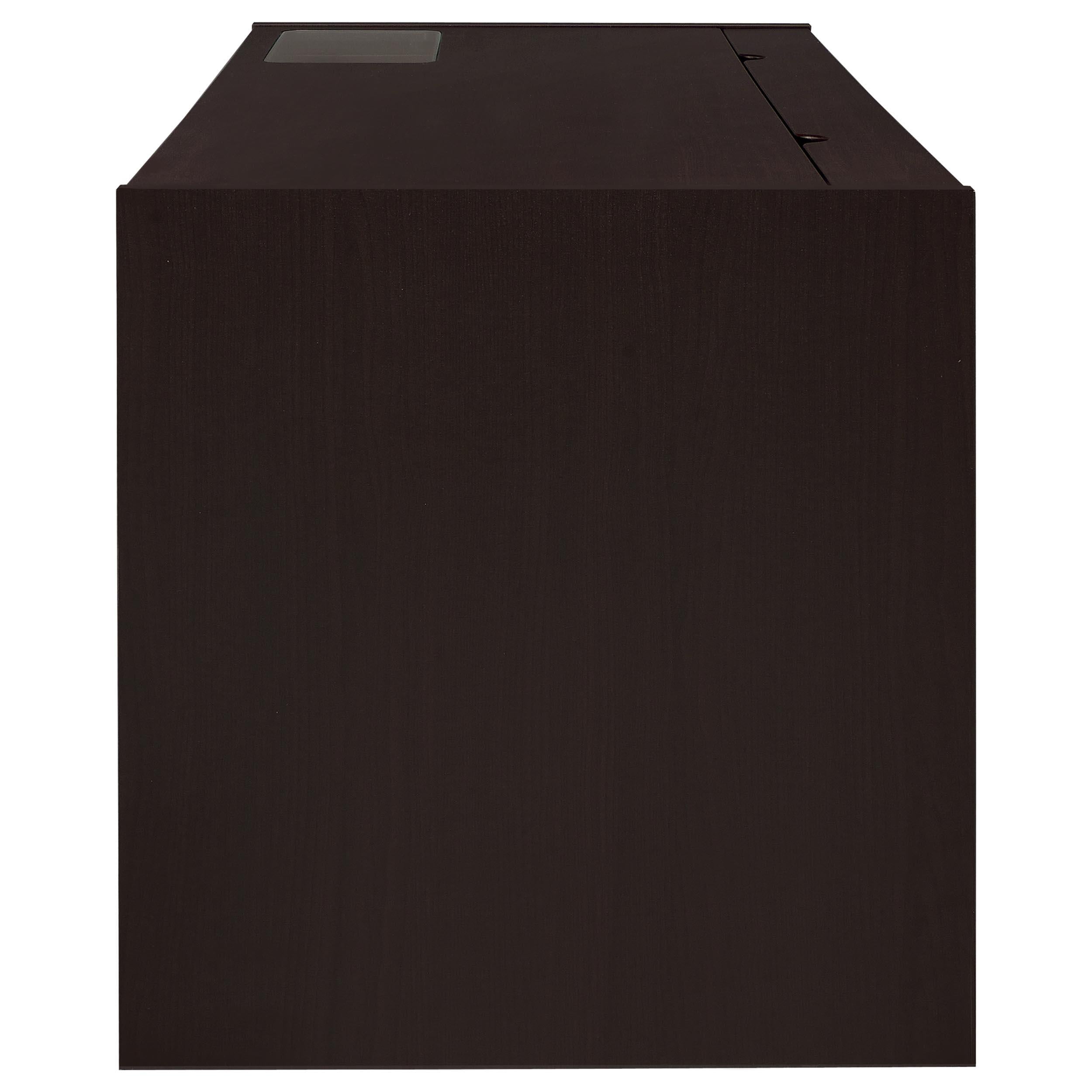  Coaster Furniture Halston 800982 60-inch 3-Drawer Office Computer Desk - Cappuccino IMAGE 3