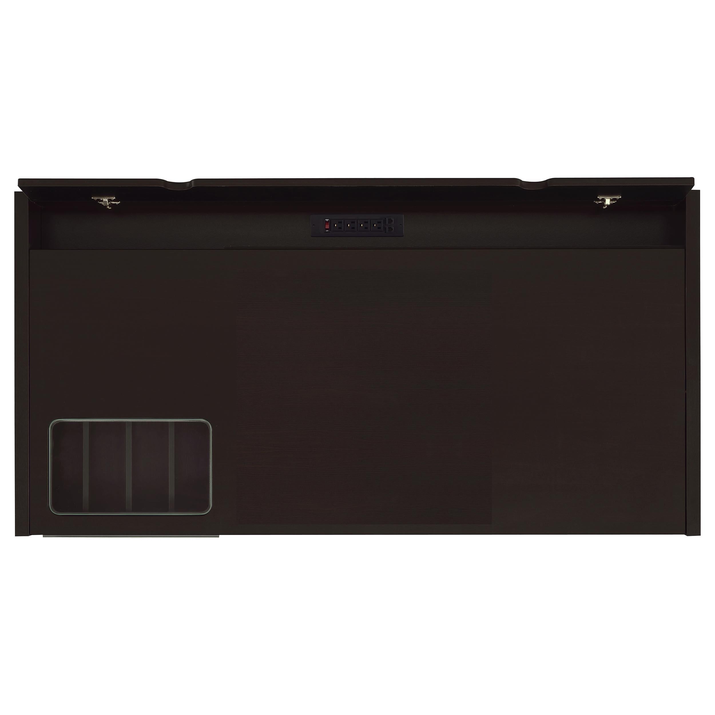  Coaster Furniture Halston 800982 60-inch 3-Drawer Office Computer Desk - Cappuccino IMAGE 7