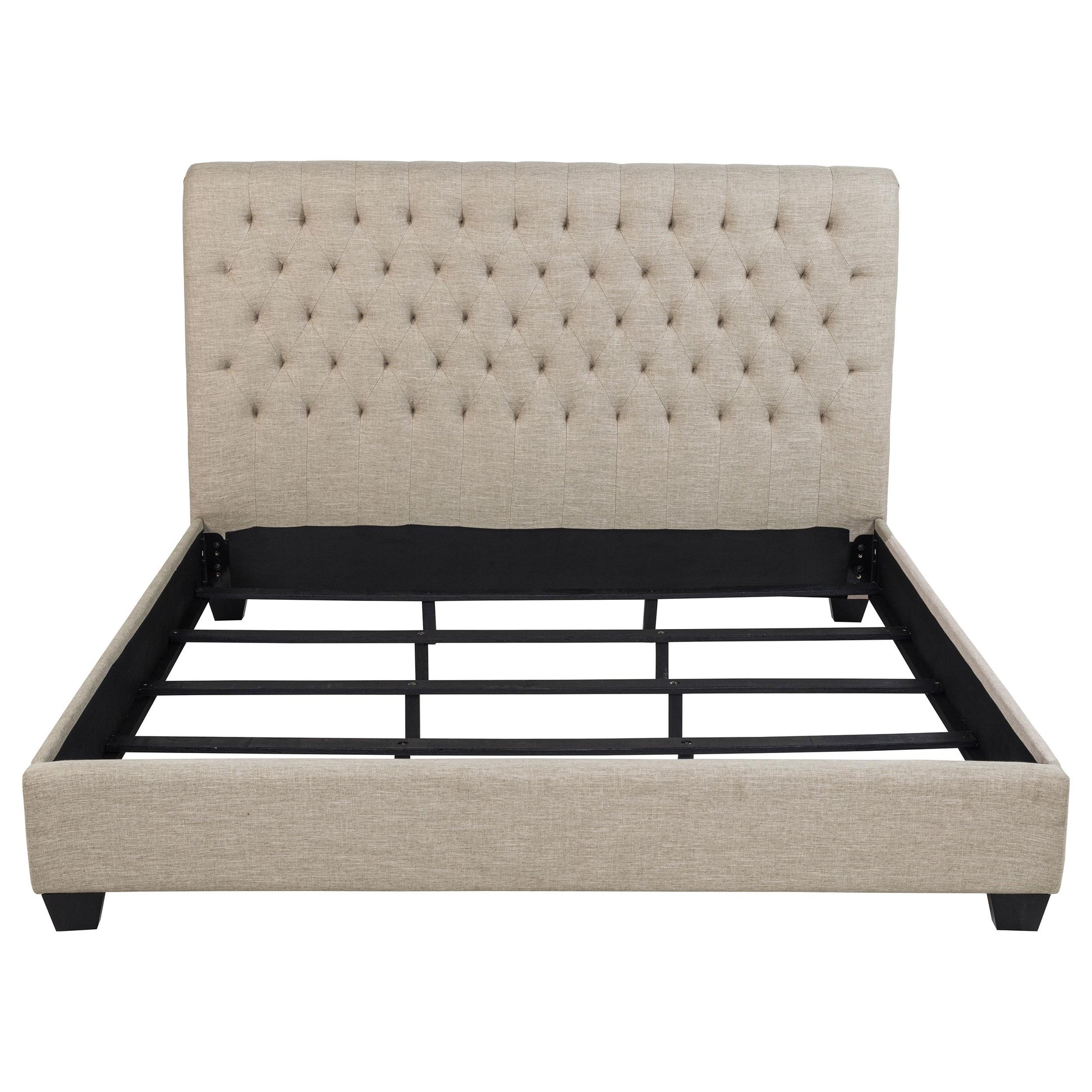  Size_King  -- Coaster Furniture Chloe Upholstered Panel Bed IMAGE 3