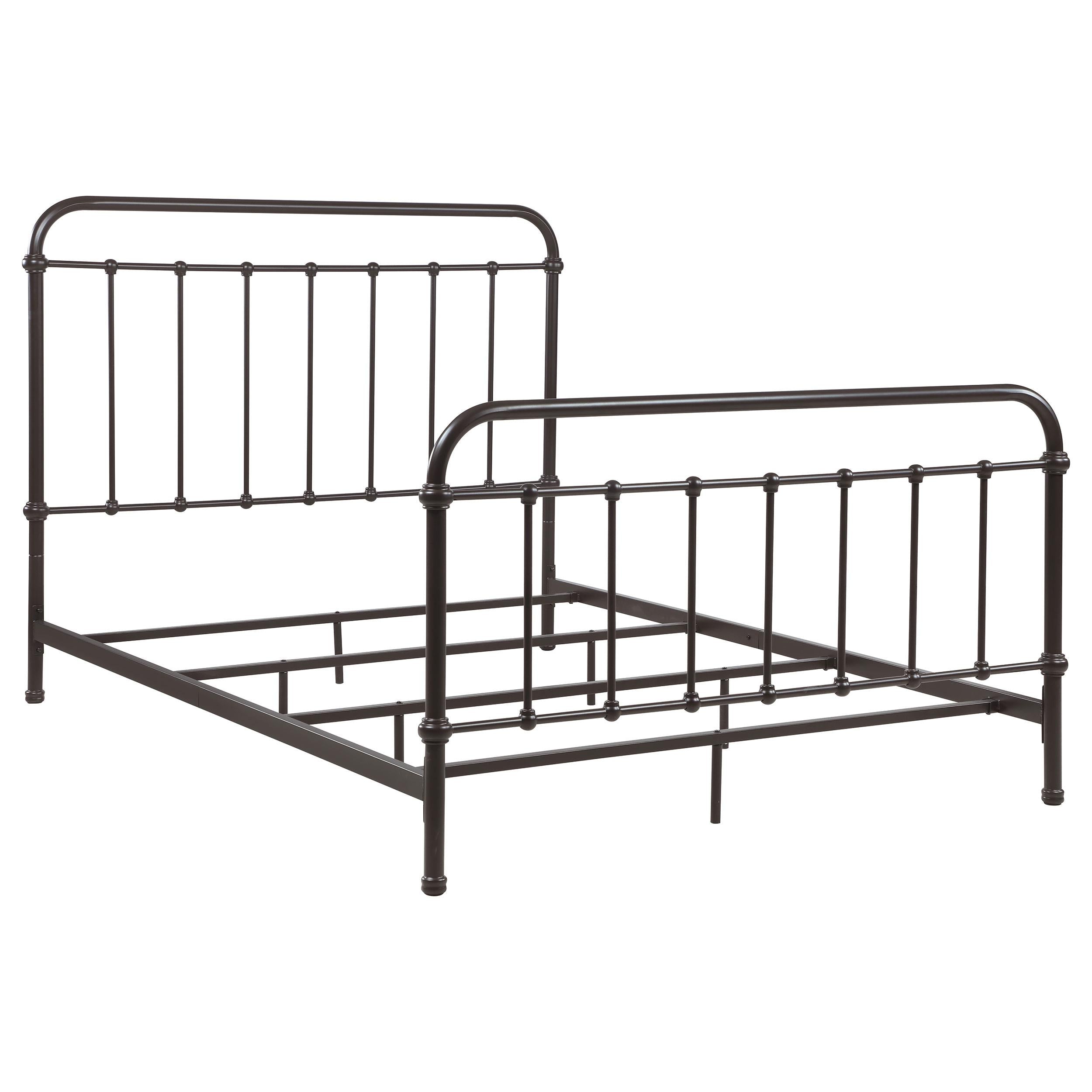  Size_Queen  -- Livingston 300399Q Metal Queen Open Frame Bed - Dark Bronze IMAGE 1