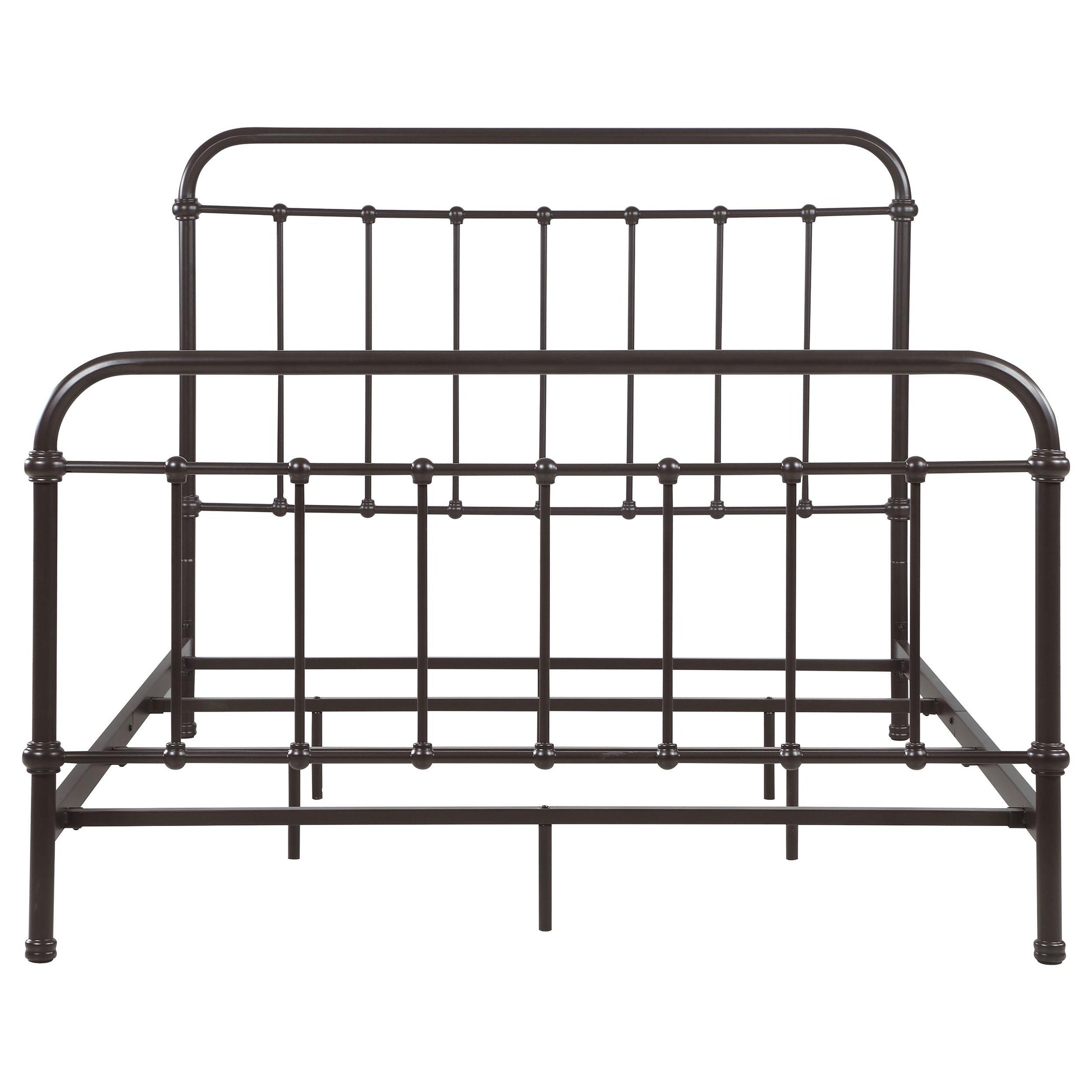 Size_Queen  -- Livingston 300399Q Metal Queen Open Frame Bed - Dark Bronze IMAGE 2