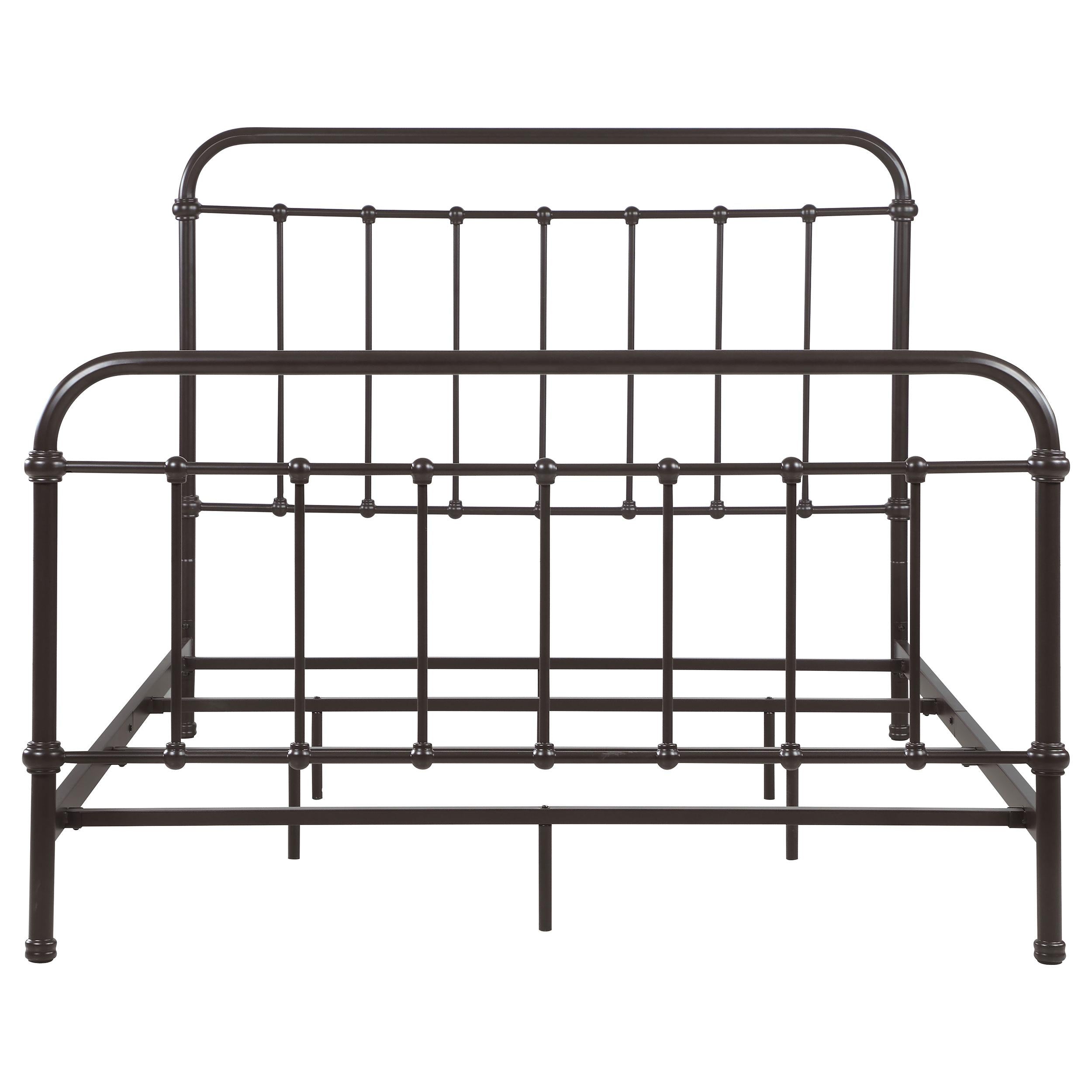  Size_Queen  -- Livingston 300399Q Metal Queen Open Frame Bed - Dark Bronze IMAGE 2