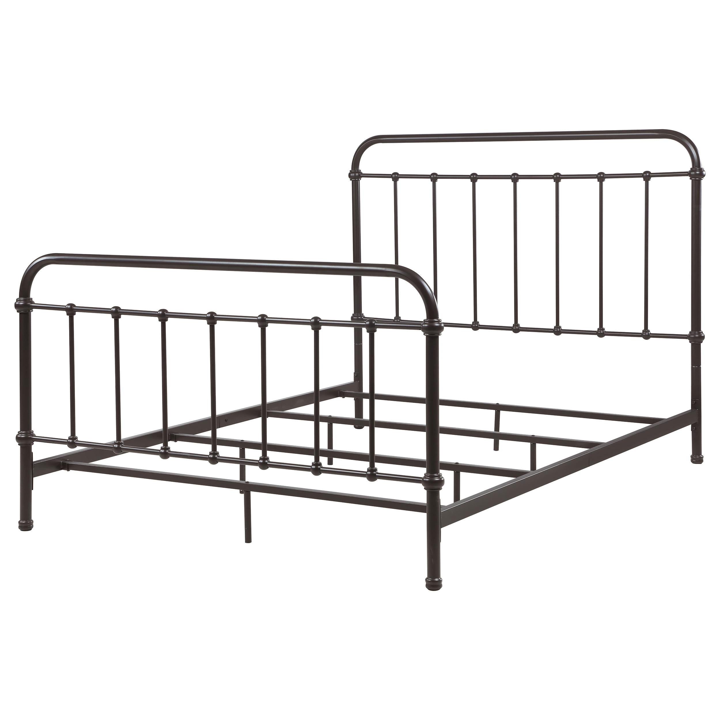  Size_Queen  -- Livingston 300399Q Metal Queen Open Frame Bed - Dark Bronze IMAGE 3
