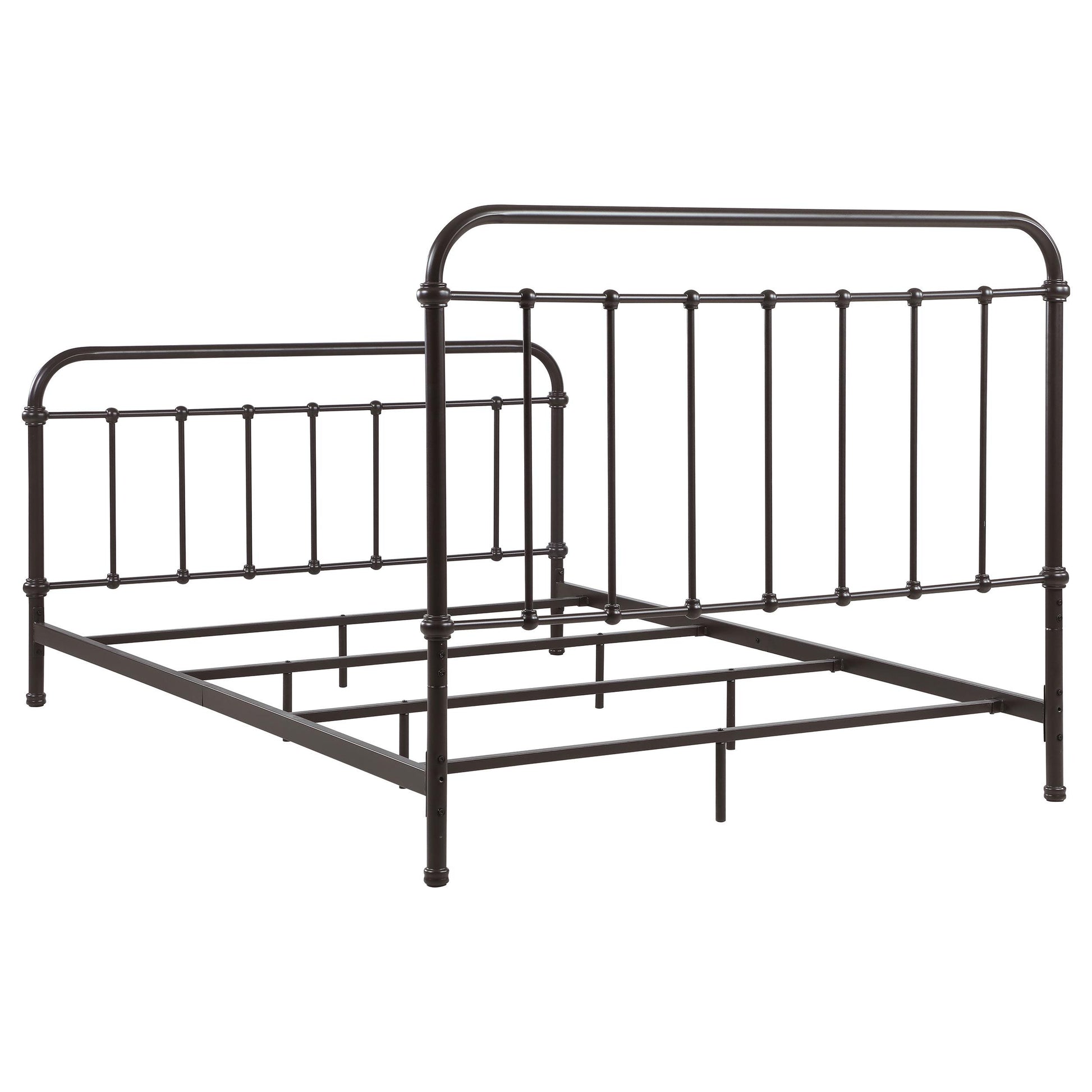  Size_Queen  -- Livingston 300399Q Metal Queen Open Frame Bed - Dark Bronze IMAGE 5