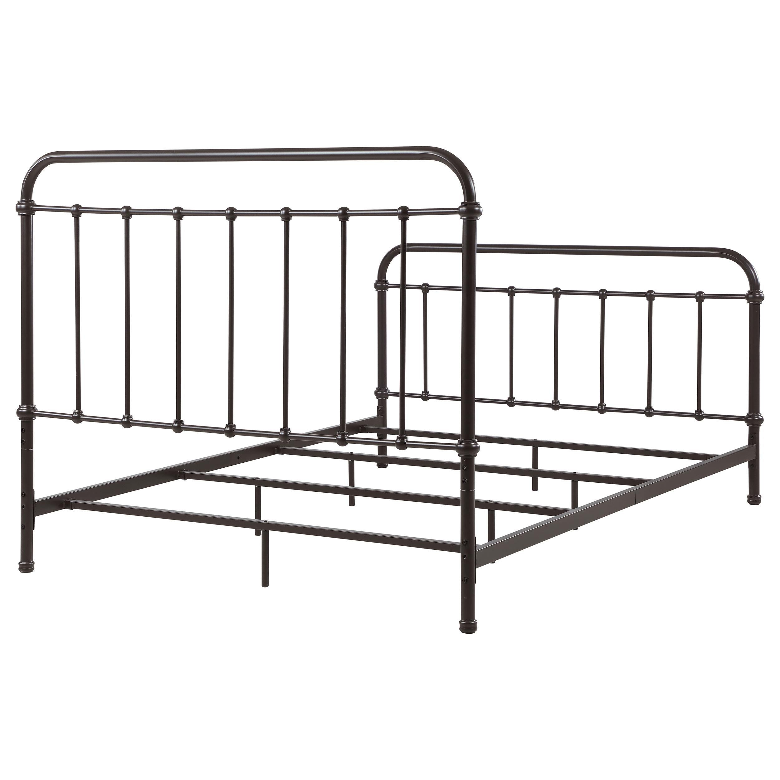  Size_Queen  -- Livingston 300399Q Metal Queen Open Frame Bed - Dark Bronze IMAGE 7