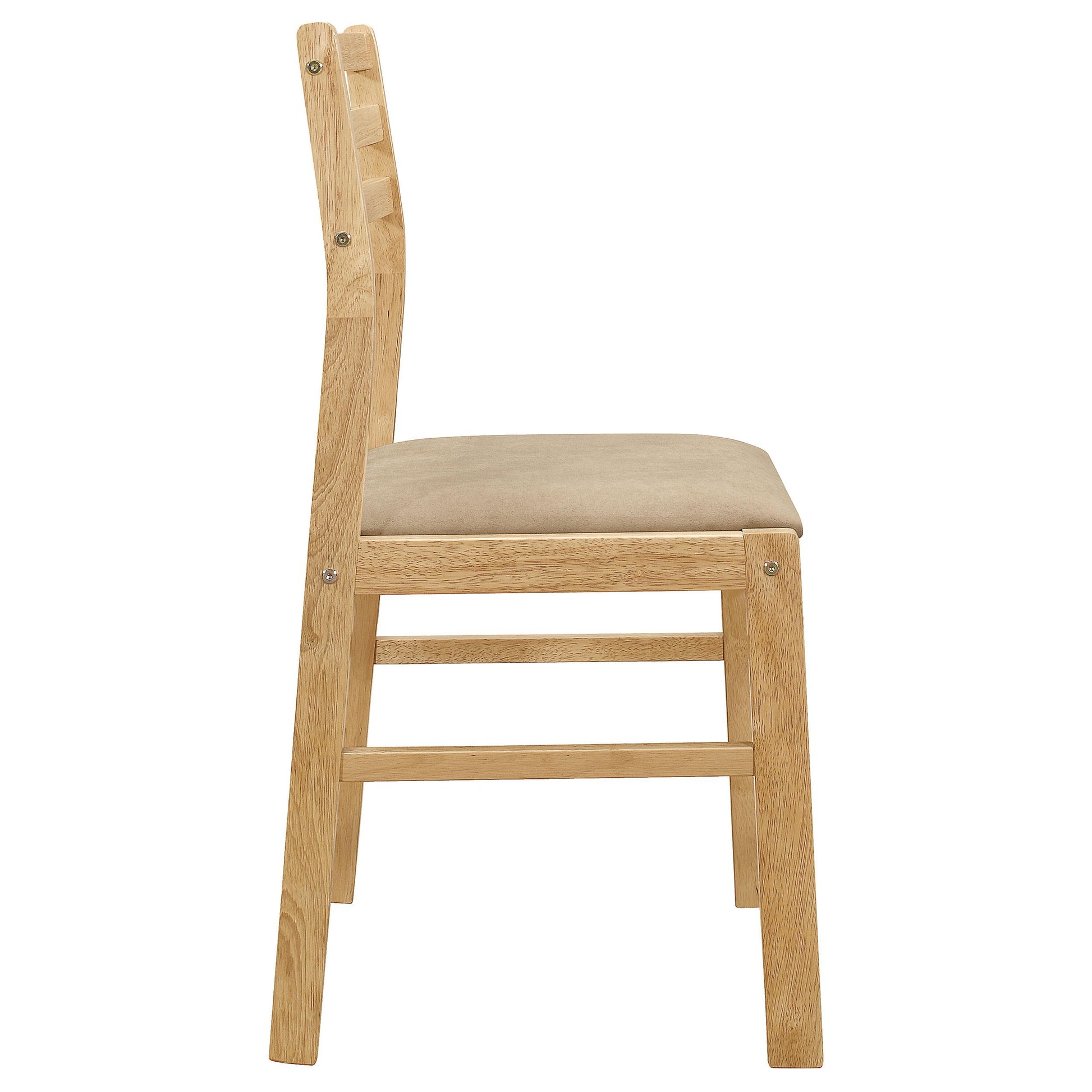  Coaster Furniture Bucknell 130006 3-piece Round Drop Leaf Dining Table Set - Natural IMAGE 11