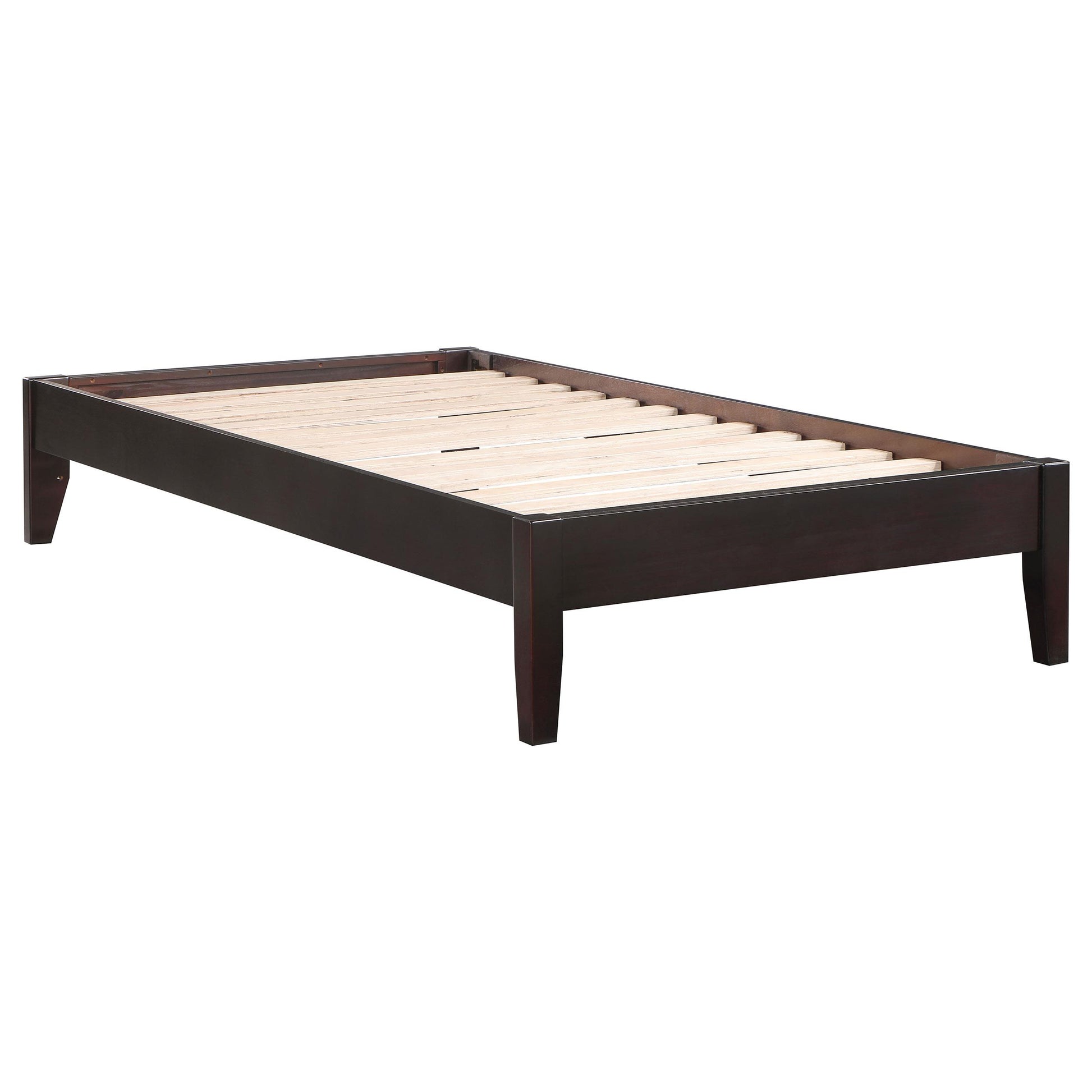  Size_Twin  -- Hounslow 300555T Twin Universal Platform Bed - Cappuccino IMAGE 1