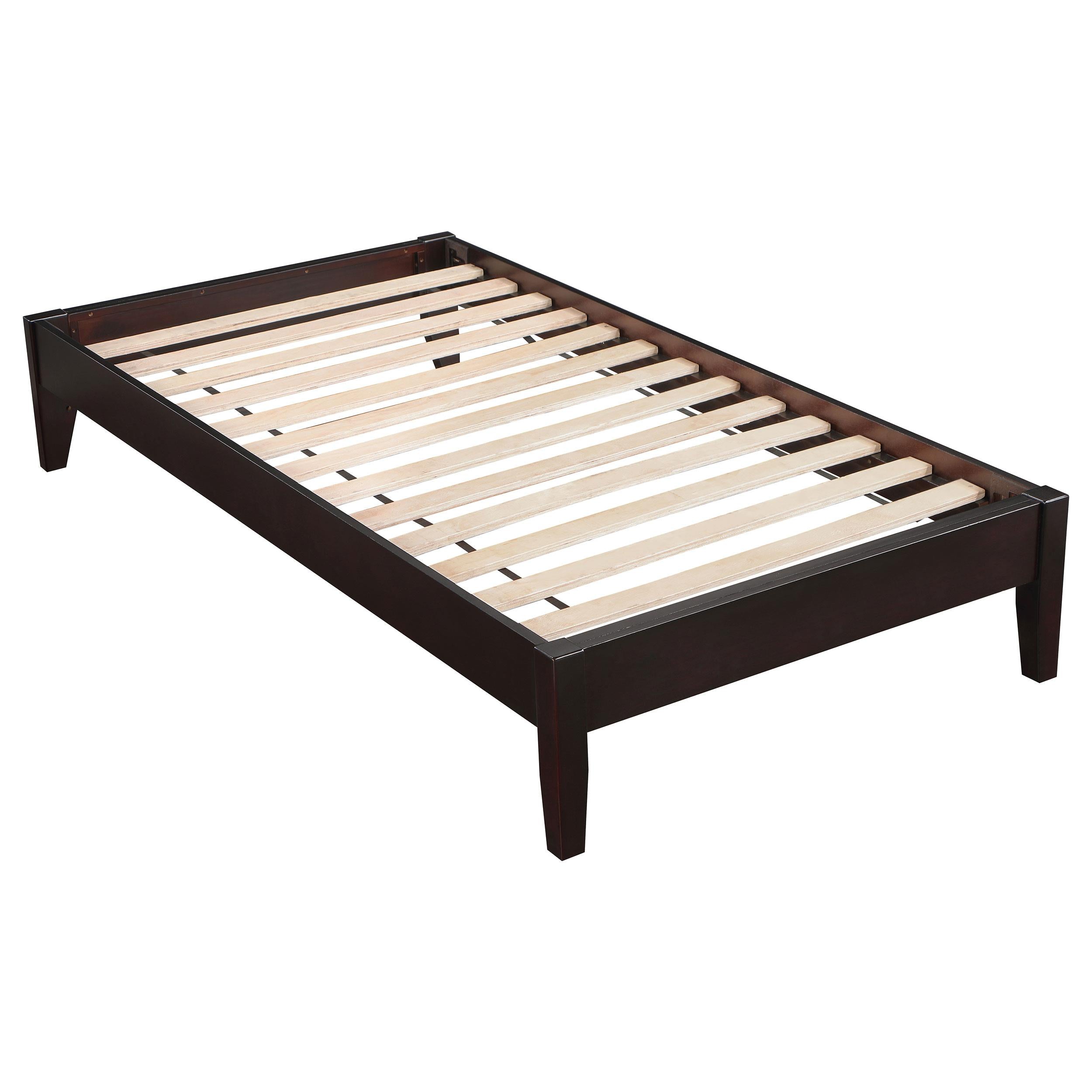  Size_Twin  -- Hounslow 300555T Twin Universal Platform Bed - Cappuccino IMAGE 2