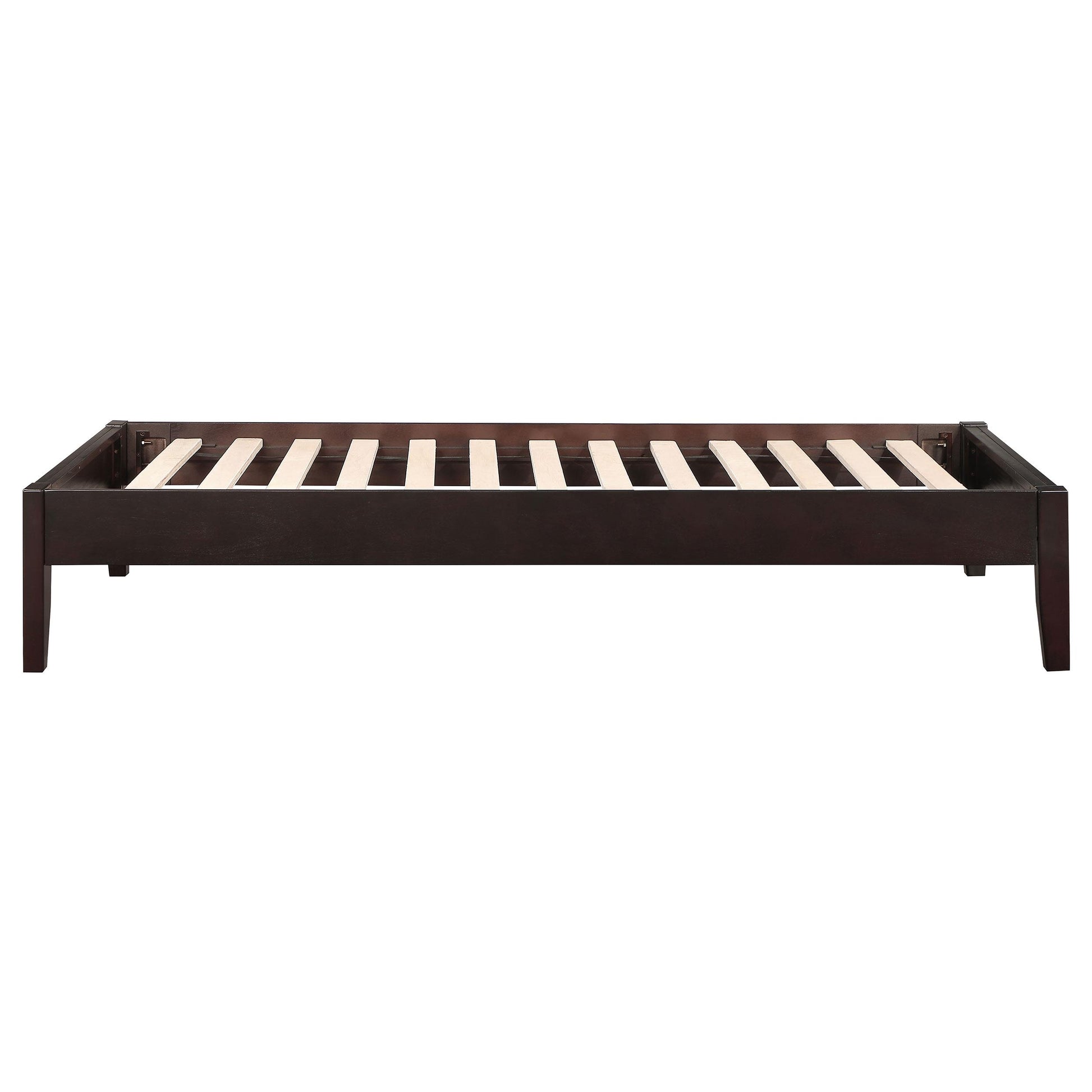  Size_Twin  -- Hounslow 300555T Twin Universal Platform Bed - Cappuccino IMAGE 4