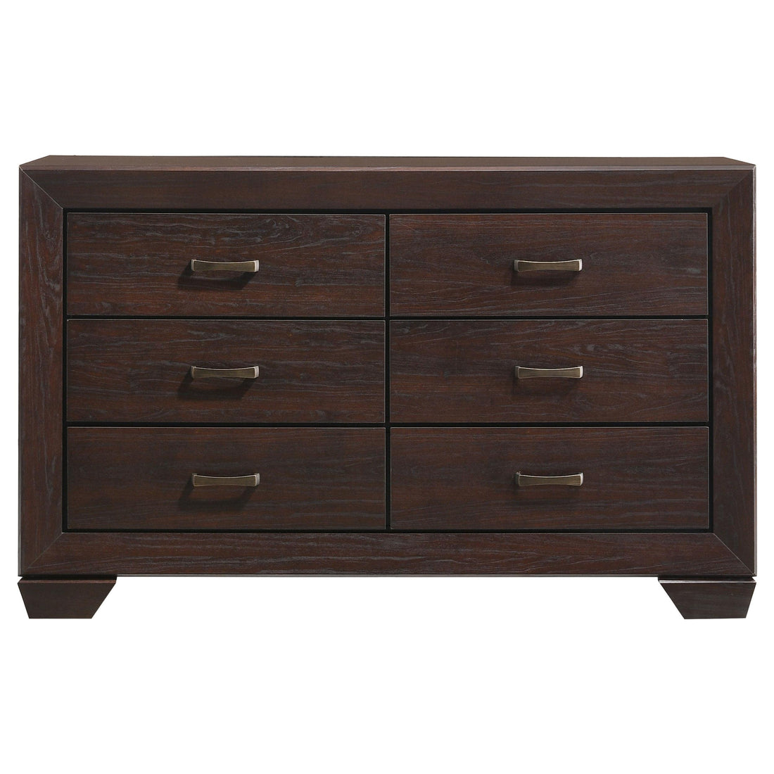  Coaster Furniture Kauffman 204393 6-Drawer Dresser - Dark Cocoa IMAGE 1