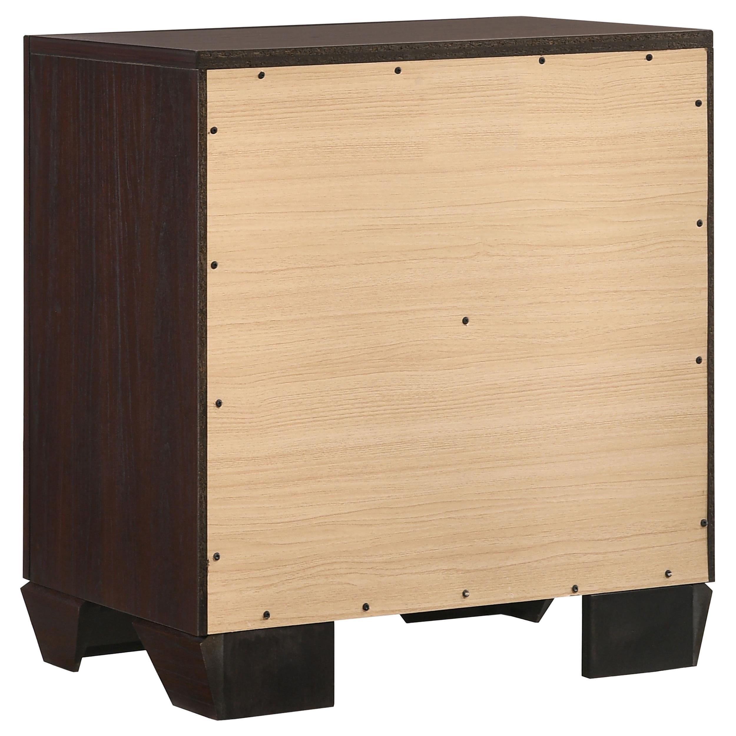  Coaster Furniture Kauffman 204392 2-Drawer Nightstand - Dark Cocoa IMAGE 5