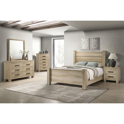  Coaster Furniture Oakglen 225101Q-S5 7 pc Queen Panel Bedroom Set IMAGE 1