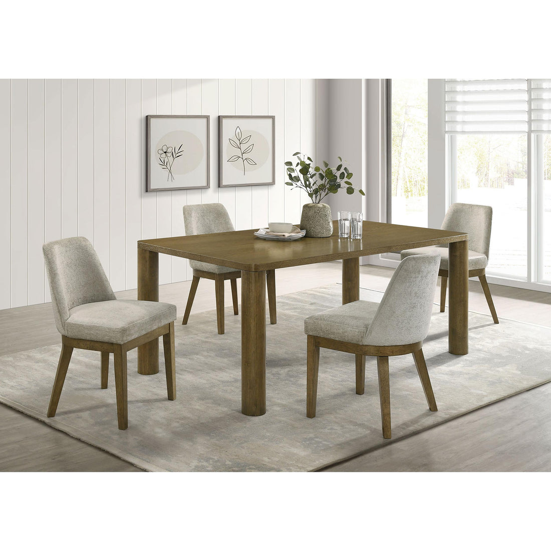  Coaster Furniture Castlewood 109351-S5 5 pc Dining Set IMAGE 1