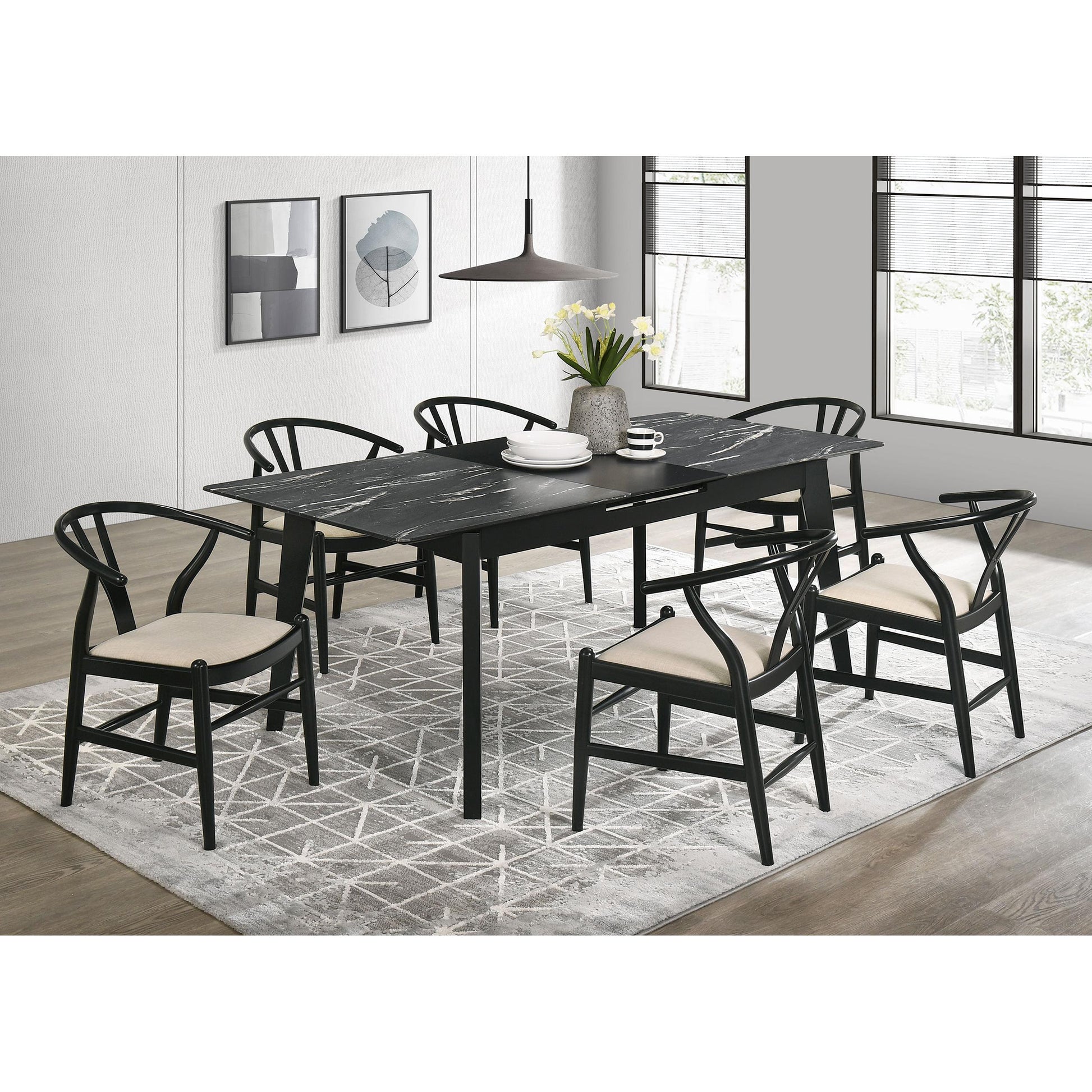  Coaster Furniture Crestmont 121251-S7 7 pc Dining Set IMAGE 1