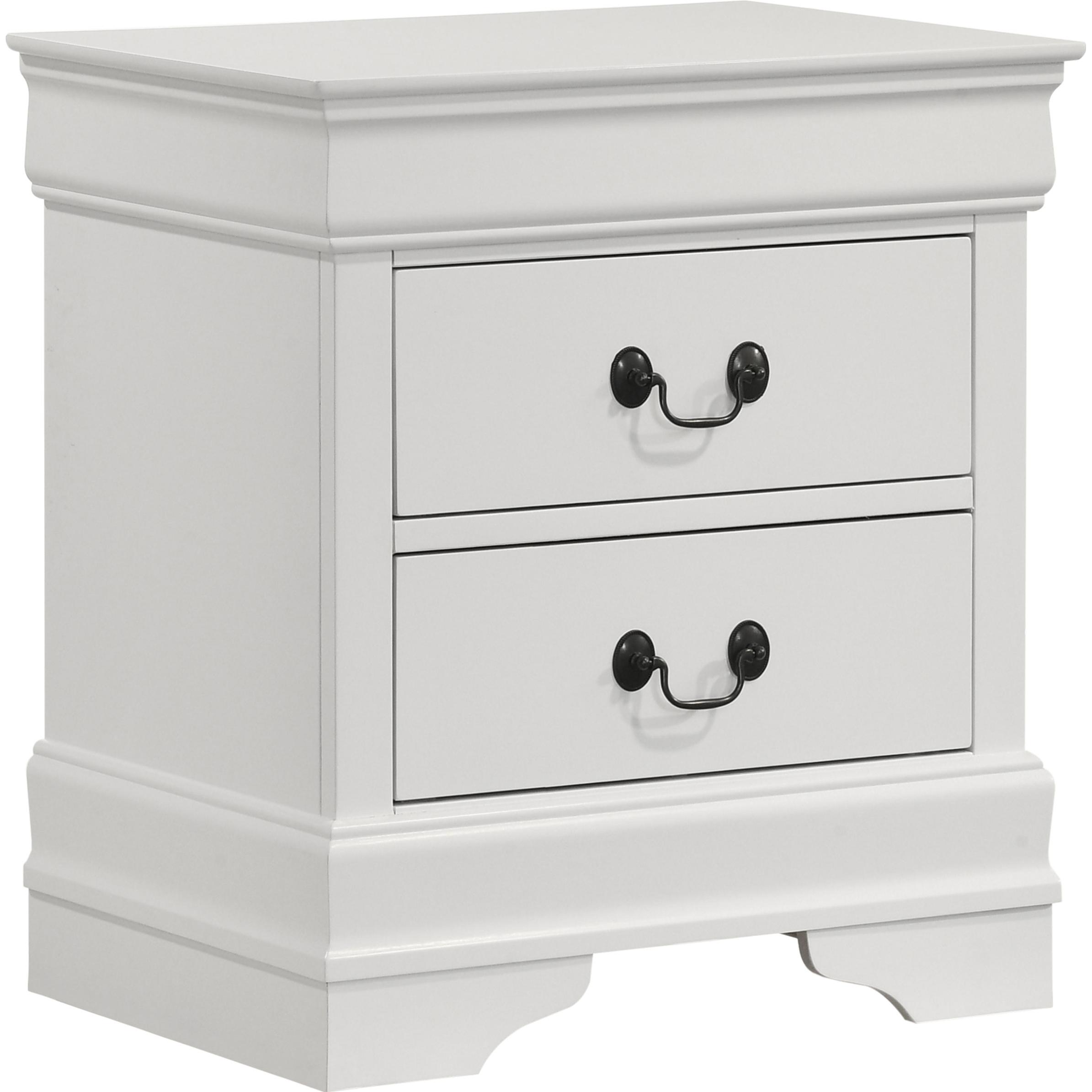  Coaster Furniture Louis Philippe 202441KE-S5 7 pc King Sleigh Bedroom Set IMAGE 3