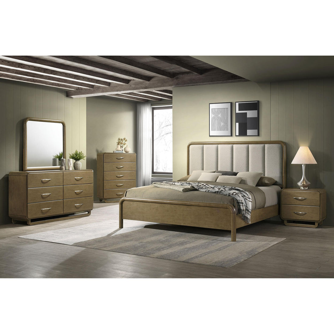  Coaster Furniture Amsbury 224271Q-S5 7 pc Queen Bedroom Set IMAGE 1