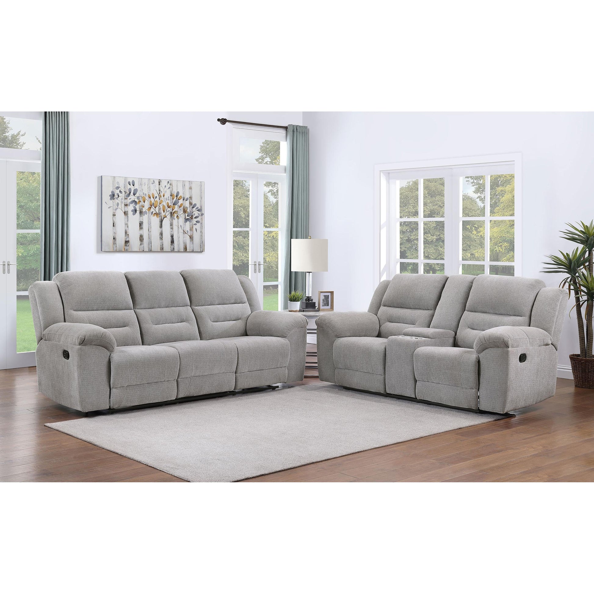 Coaster Furniture Gilson 602551-S2 2 pc Reclining Living Room Set IMAGE 1