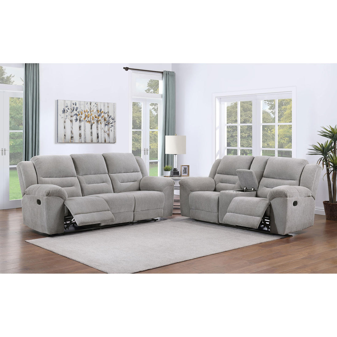  Coaster Furniture Gilson 602551-S2 2 pc Reclining Living Room Set IMAGE 1