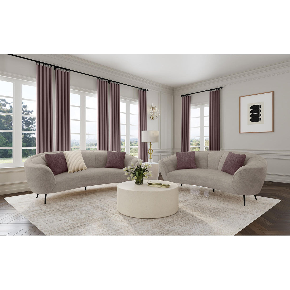  Coaster Furniture Ellorie 504837-S2 2 pc Living Room Set IMAGE 1