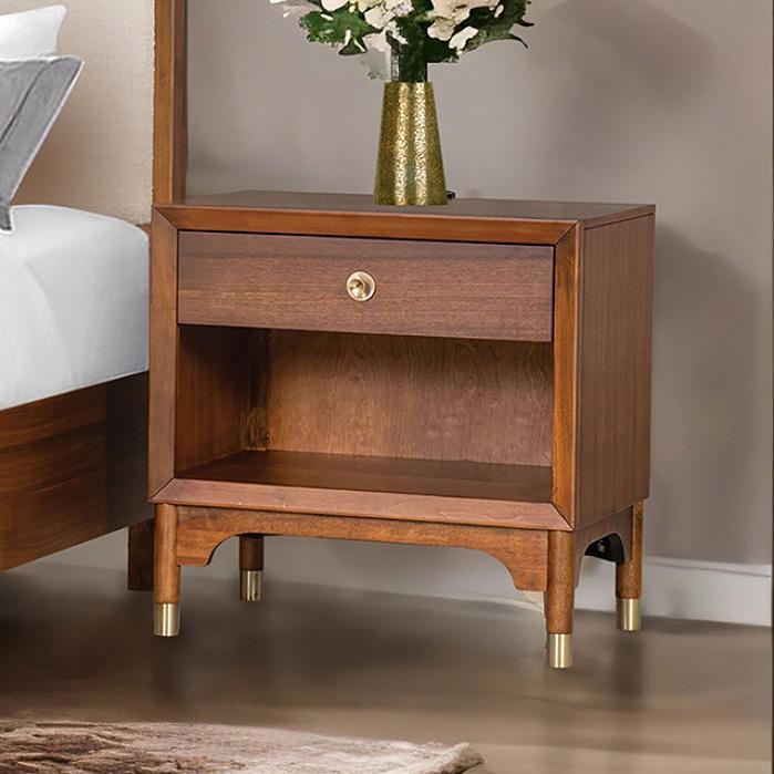  Furniture of America Hepburne FM74000WN-Q-4PC 6 pc Queen Panel Bedroom Set IMAGE 4