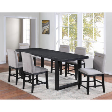  Steve Silver Furniture Yves YS500 5 pc Counter Height Dining Set - Grey IMAGE 1