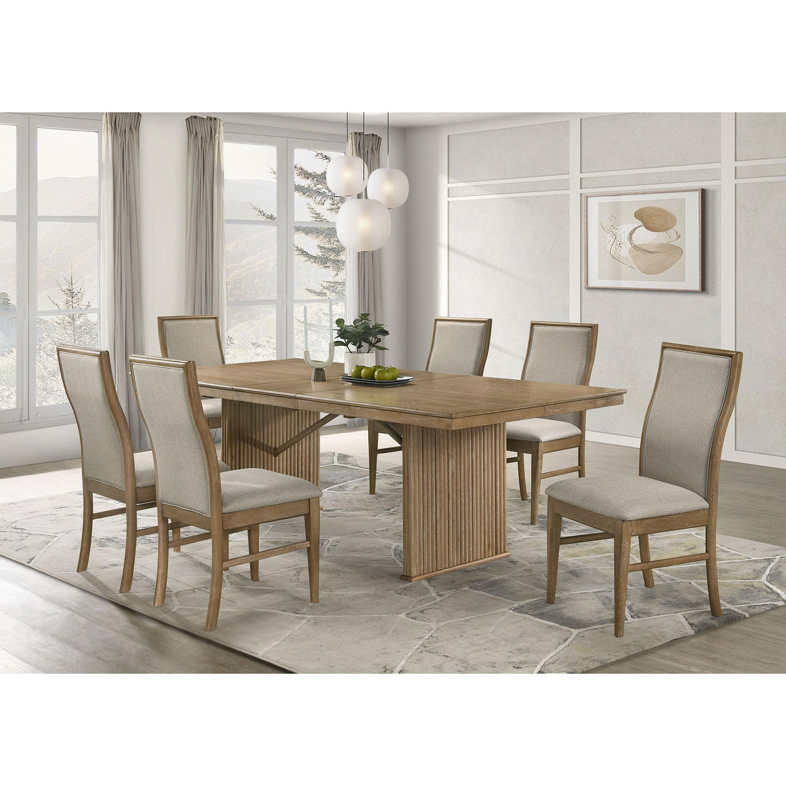  Coaster Furniture Adina 193611-S7 7 pc Dining Set IMAGE 1