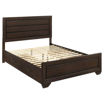  Size_Queen  -- Coaster Furniture Kauffman Panel Bed with Storage IMAGE 1