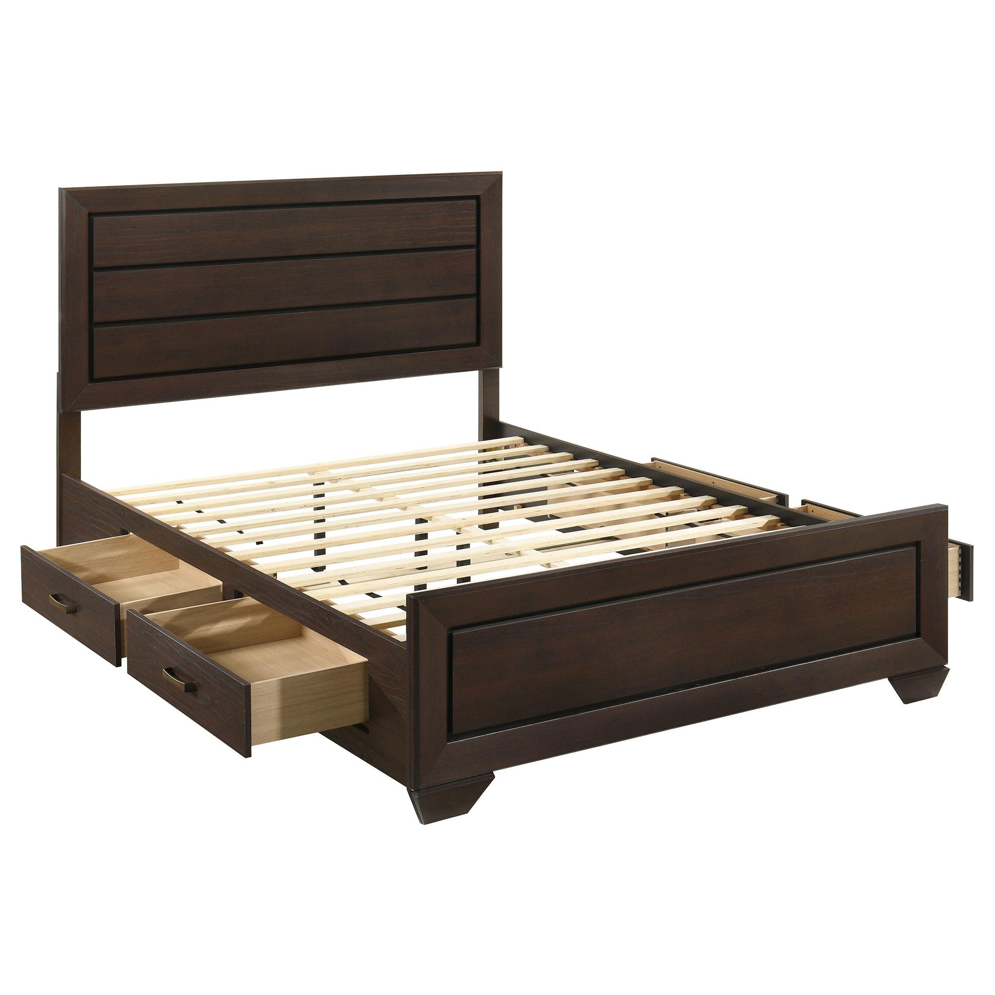  Size_Queen  -- Coaster Furniture Kauffman Panel Bed with Storage IMAGE 2