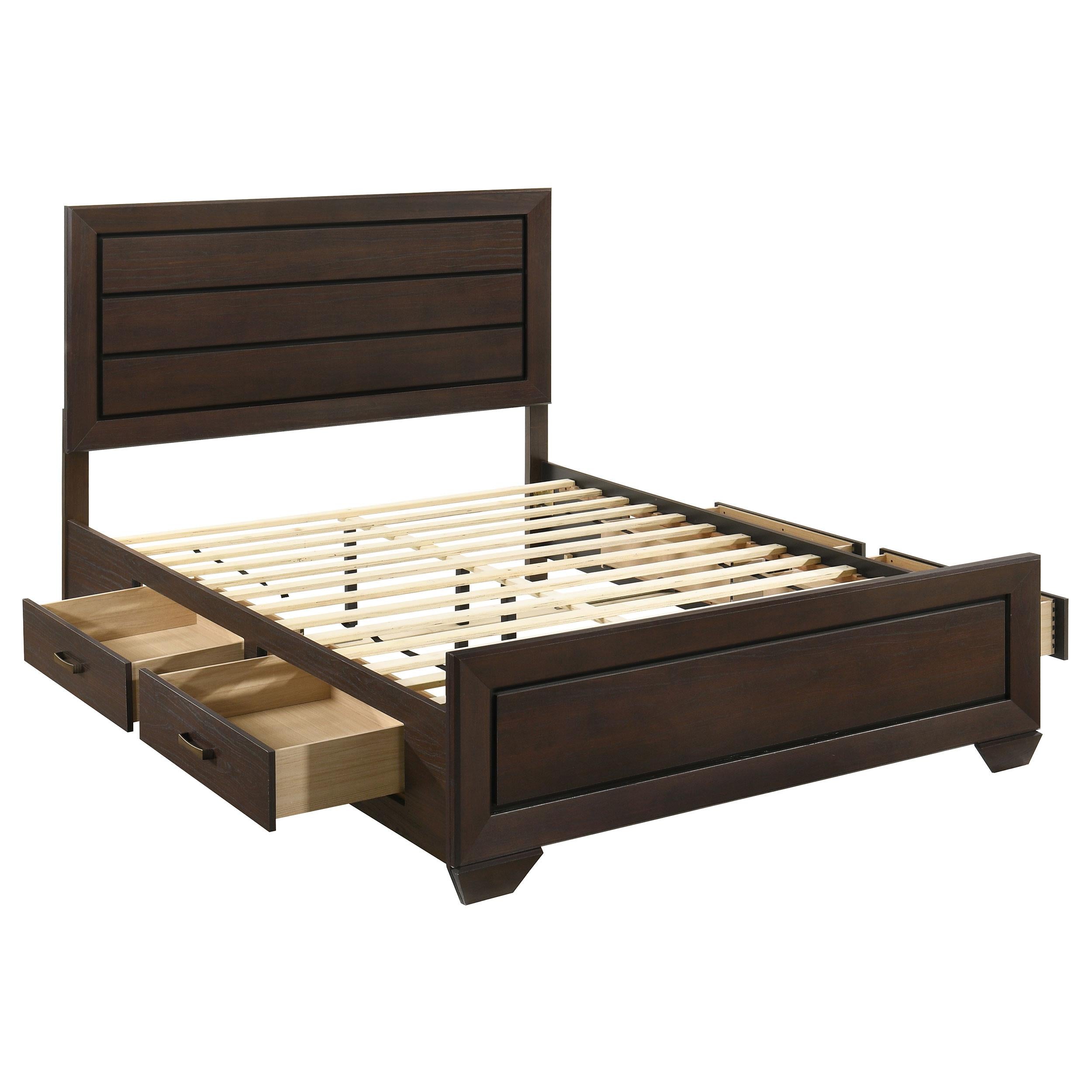  Size_Queen  -- Coaster Furniture Kauffman Panel Bed with Storage IMAGE 2