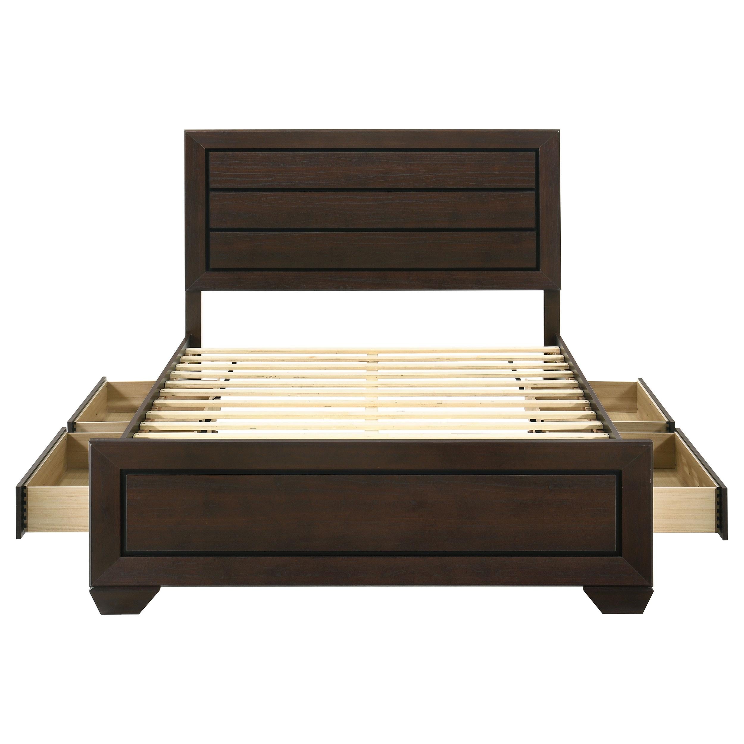  Size_Queen  -- Coaster Furniture Kauffman Panel Bed with Storage IMAGE 6