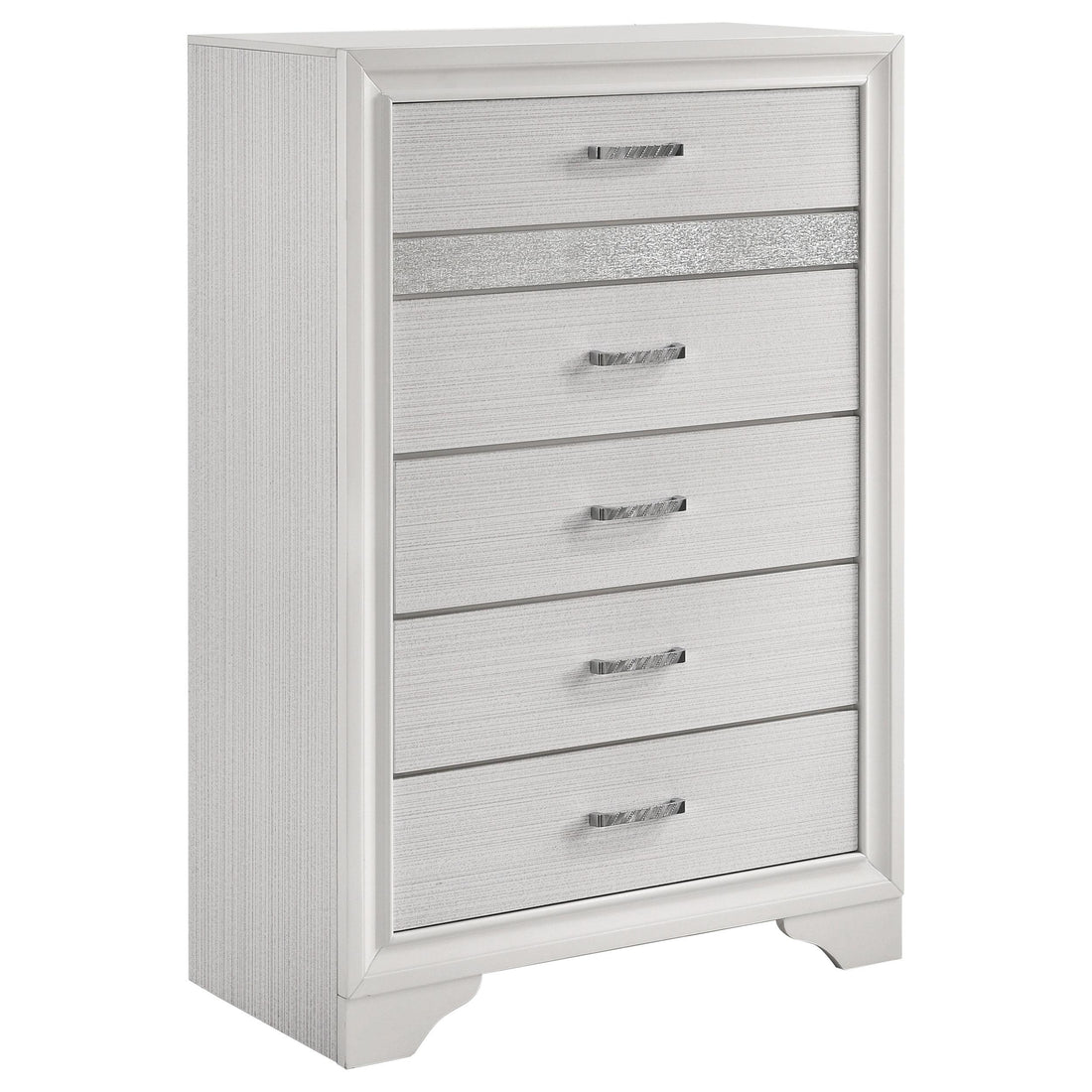  Coaster Furniture Miranda 205115 5-Drawer Bedroom Chest - White IMAGE 1
