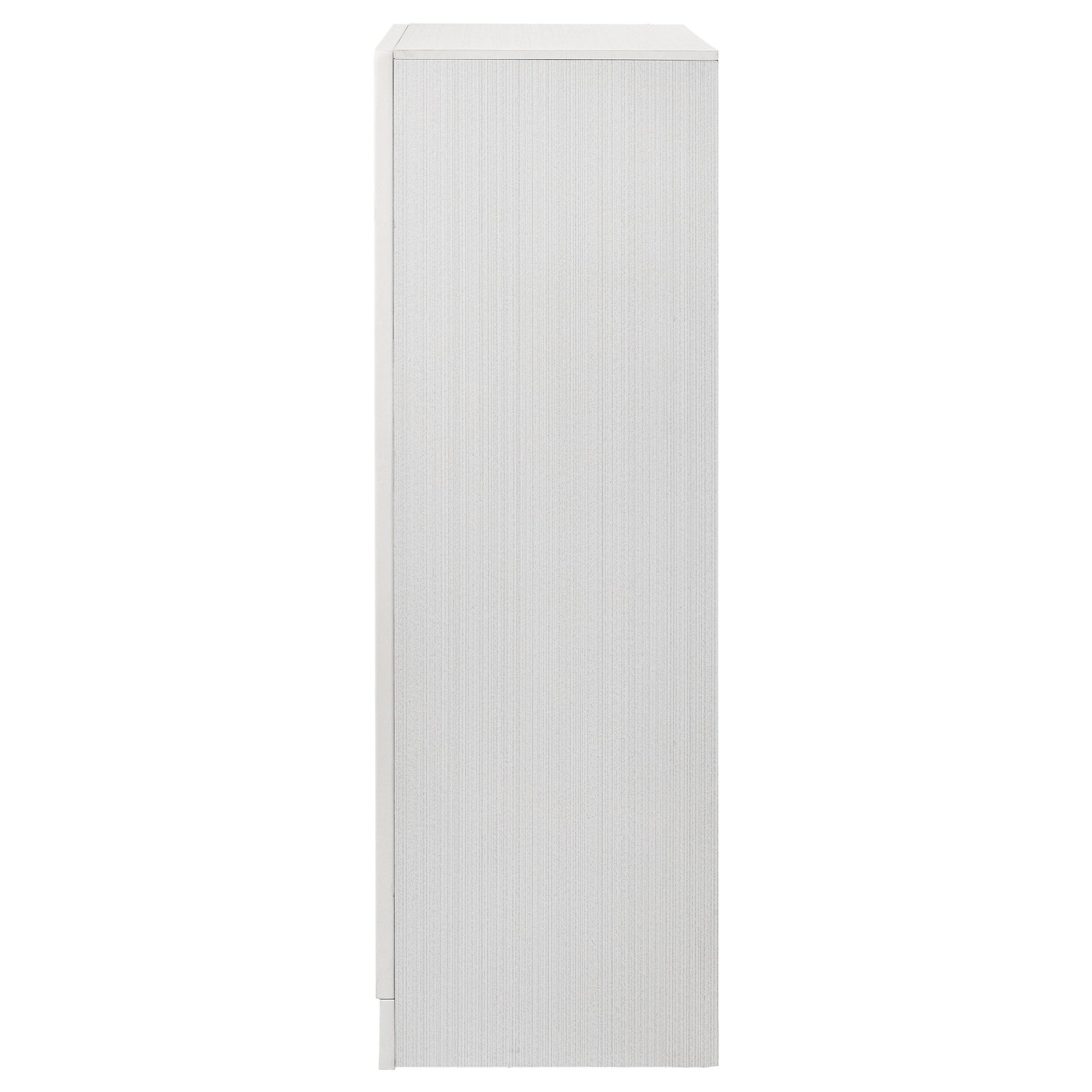  Coaster Furniture Miranda 205115 5-Drawer Bedroom Chest - White IMAGE 4