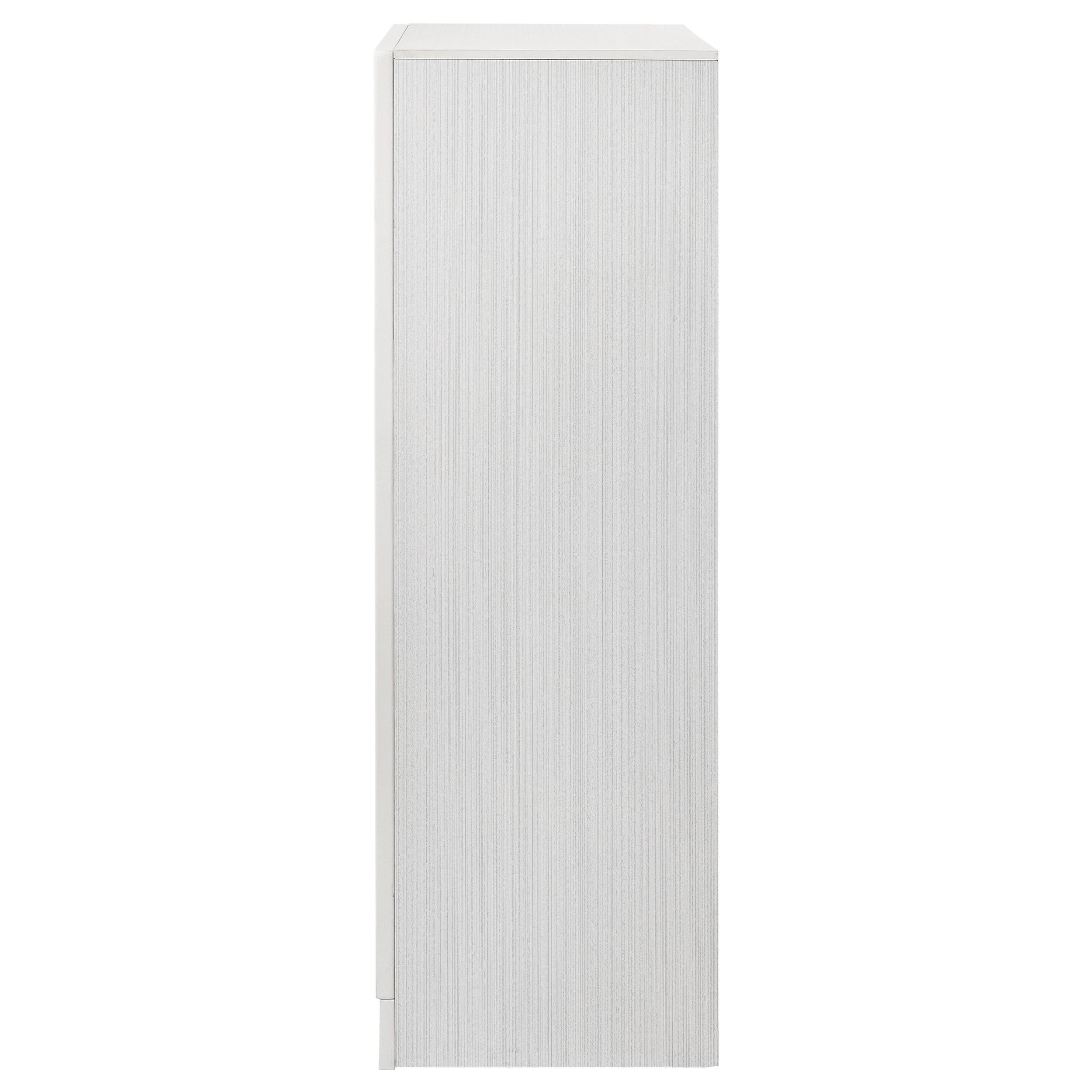  Coaster Furniture Miranda 205115 5-Drawer Bedroom Chest - White IMAGE 4