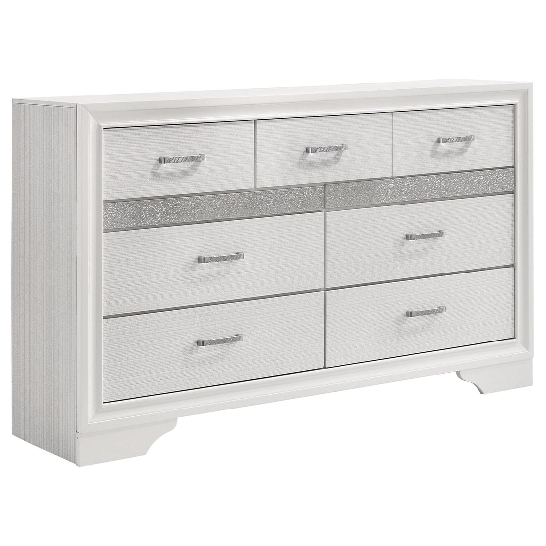  Coaster Furniture Miranda 205113 7-Drawer Dresser - White IMAGE 1