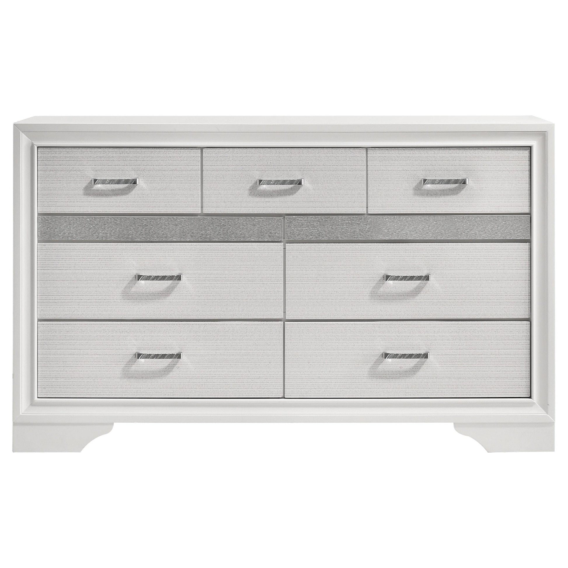  Coaster Furniture Miranda 205113 7-Drawer Dresser - White IMAGE 2