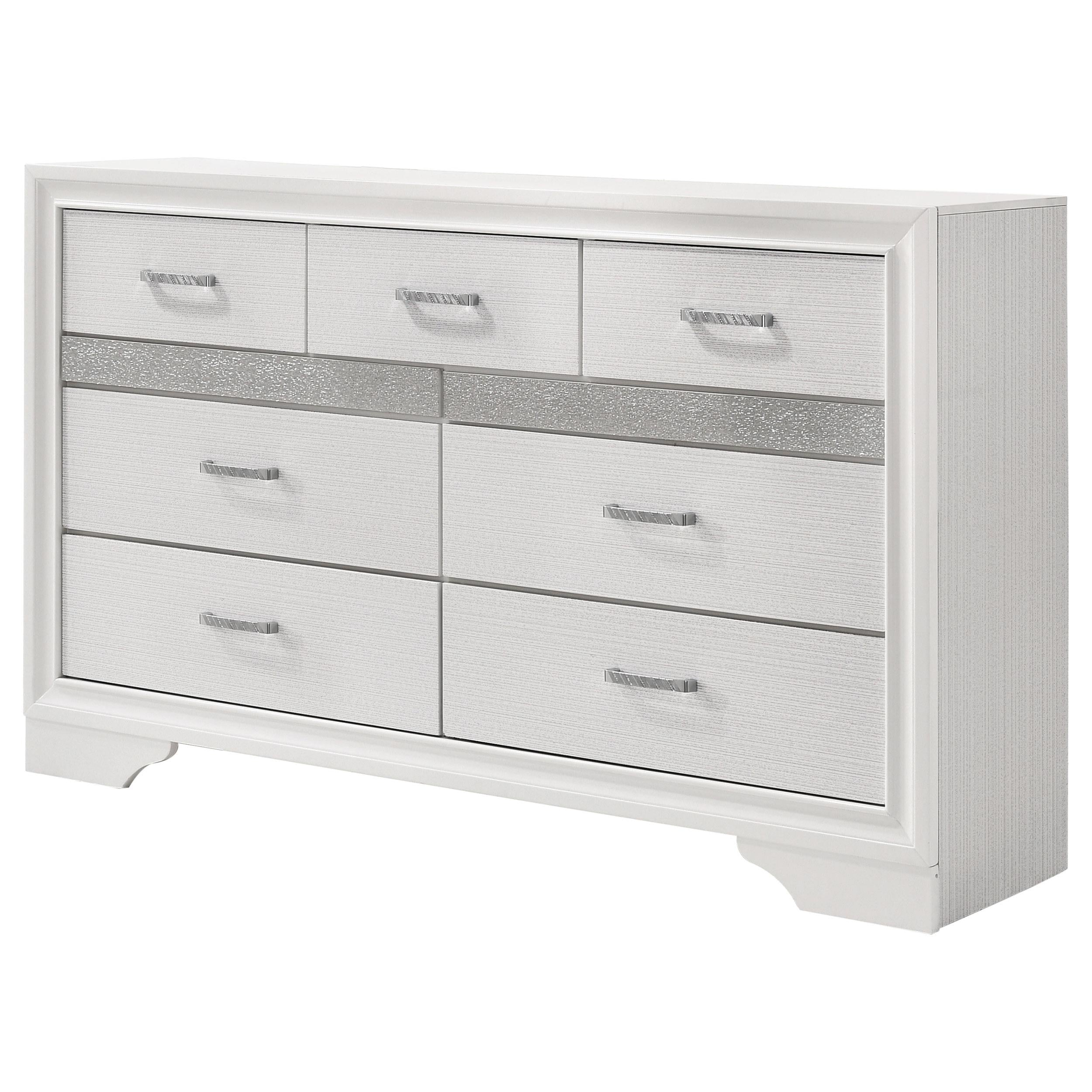  Coaster Furniture Miranda 205113 7-Drawer Dresser - White IMAGE 3